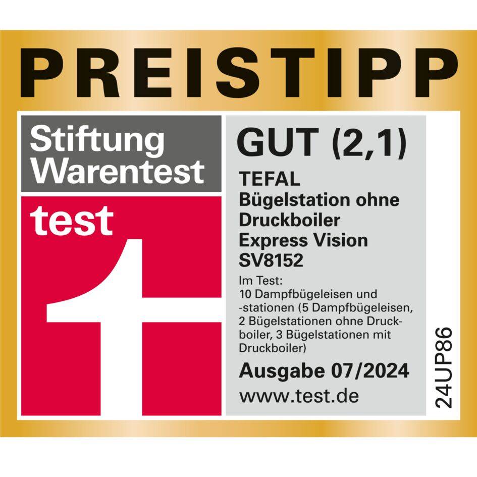 Express Vision Dampfbügelstation SV8152