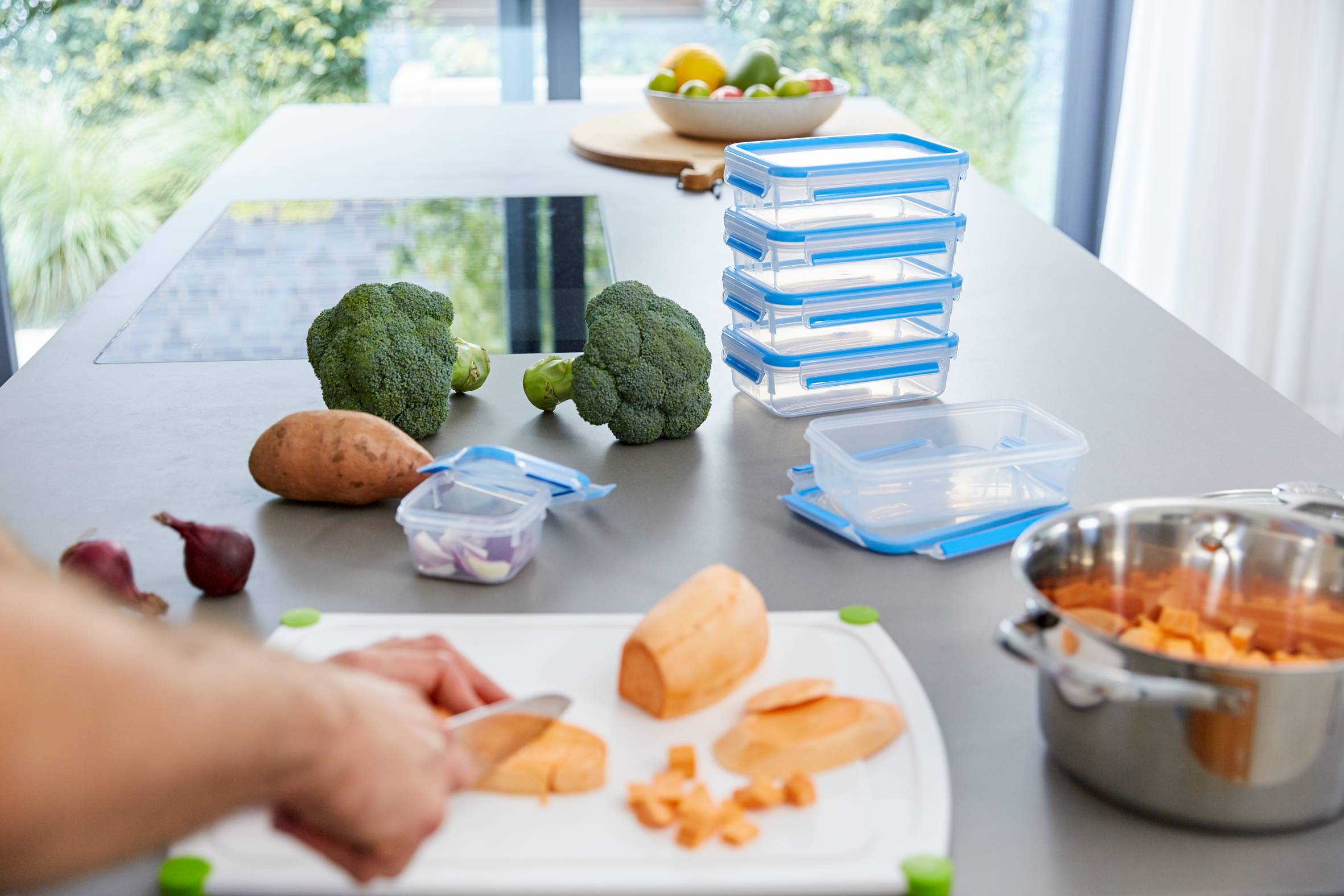 CLIP & CLOSE FRISCHHALTEDOSEN 5-teiliges SET 0,8L N10307