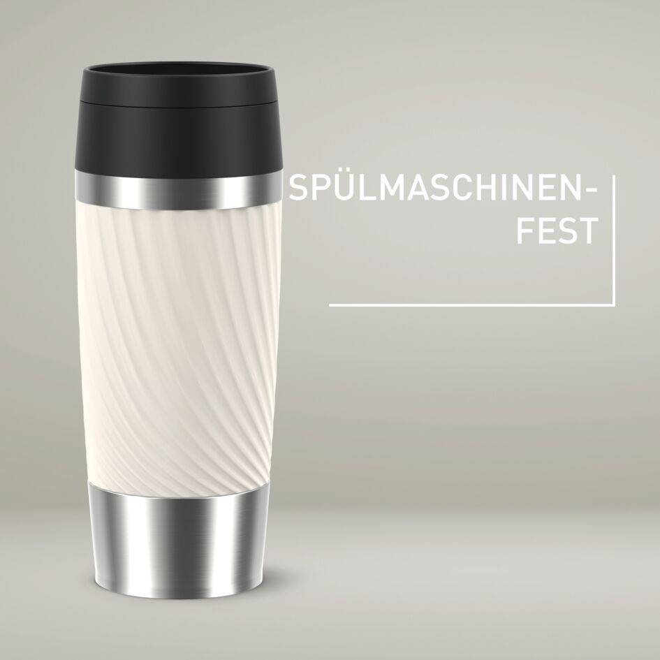 TRAVEL MUG CLASSIC TWIST ISOLIERBECHER 0,36L CREMEWEIß N20254