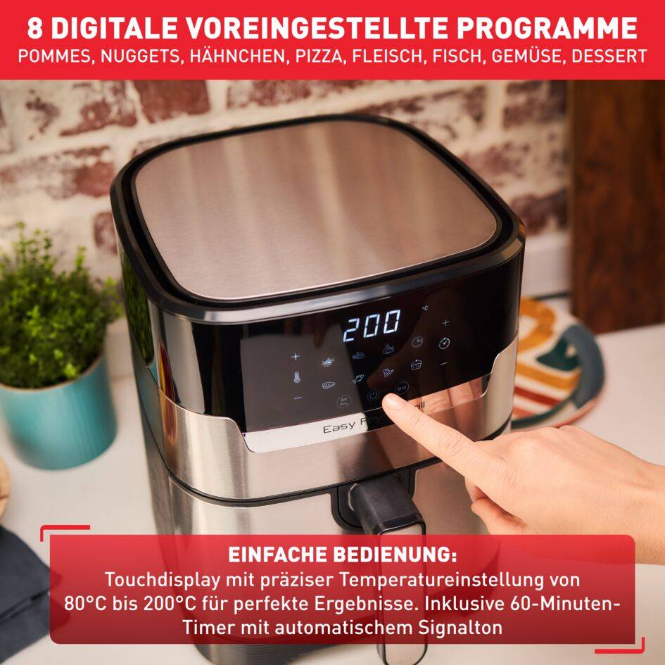 Easy Fry & Grill Deluxe Heißluftfritteuse EY505D