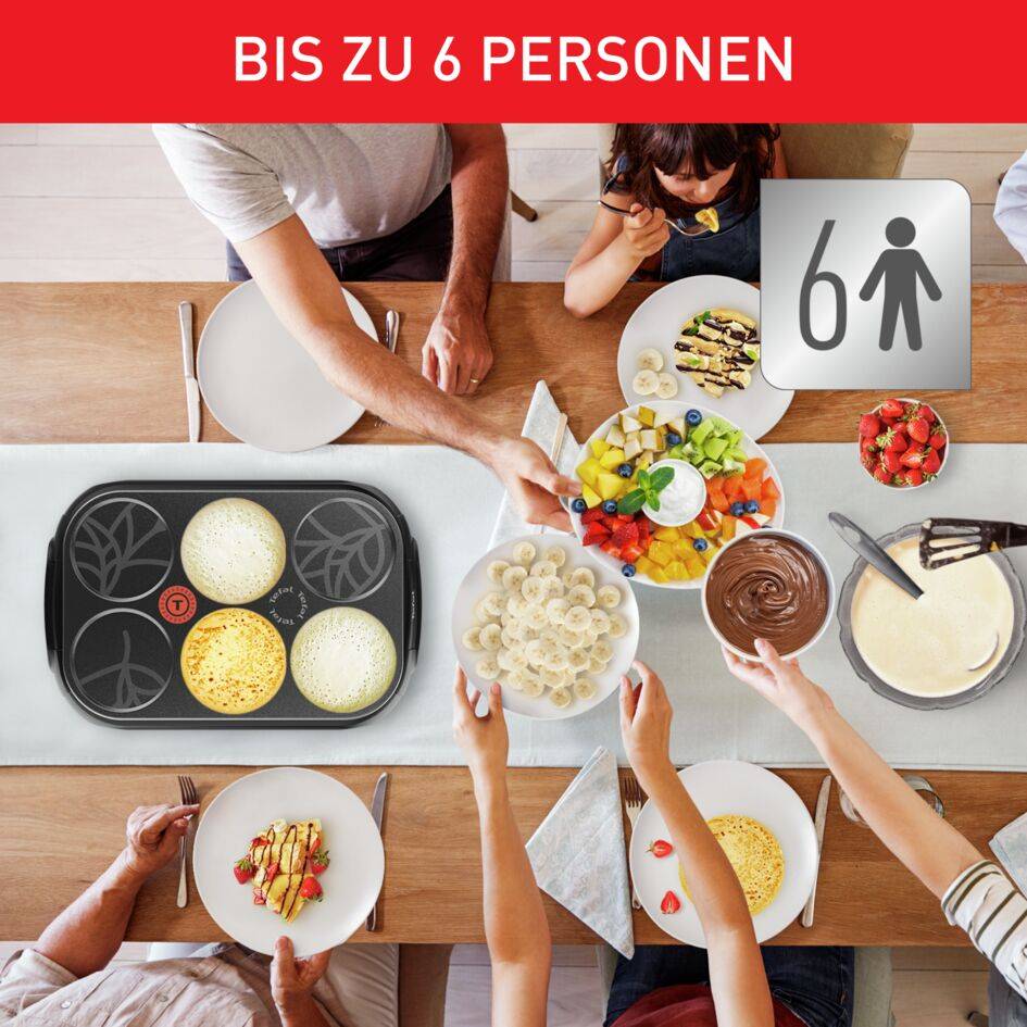 Crep'Party Eco Design Crêpe- & Pancake-Maker PY55E8