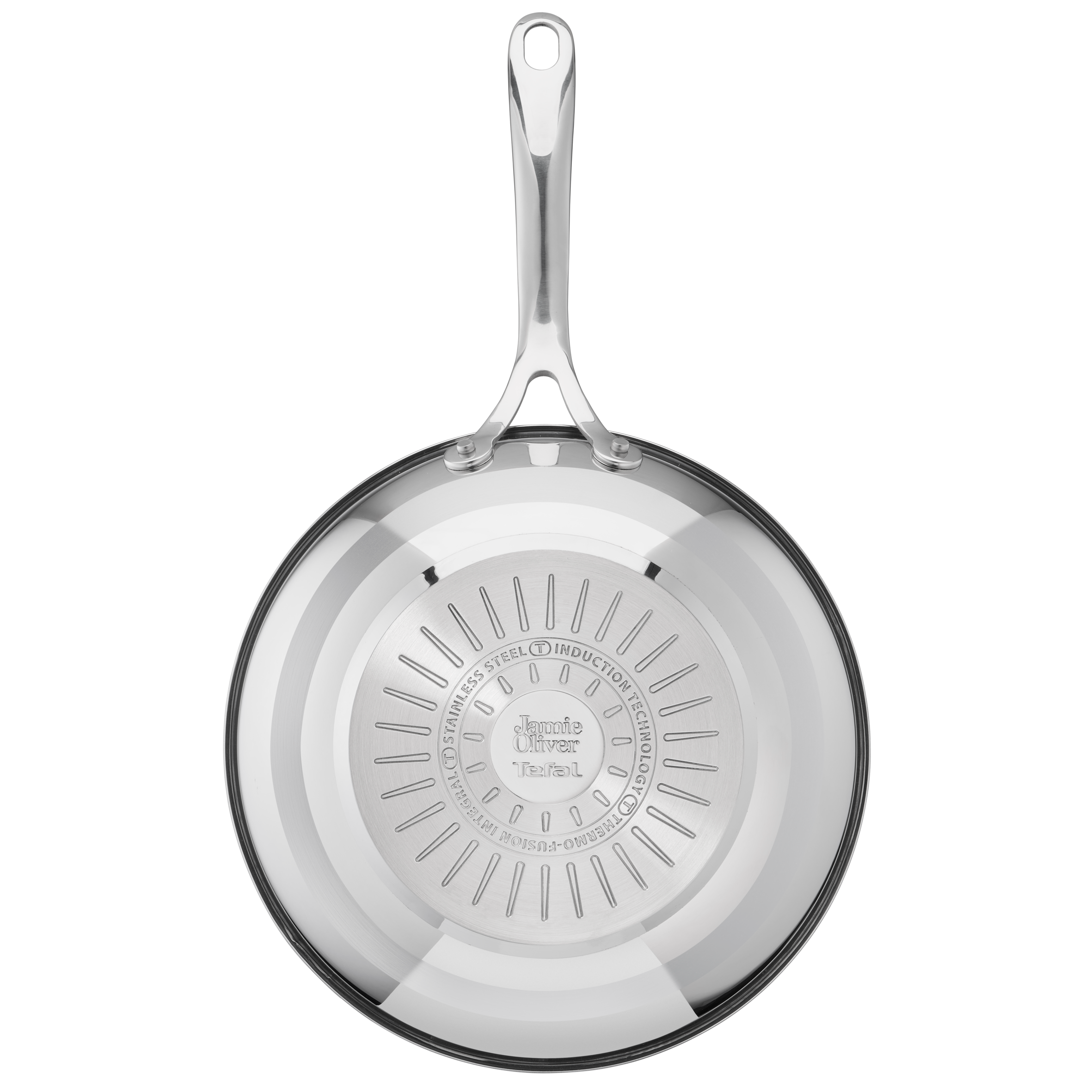Jamie Oliver by Tefal Cook' Smart Edelstahl-Wokpfanne 28cm E31019