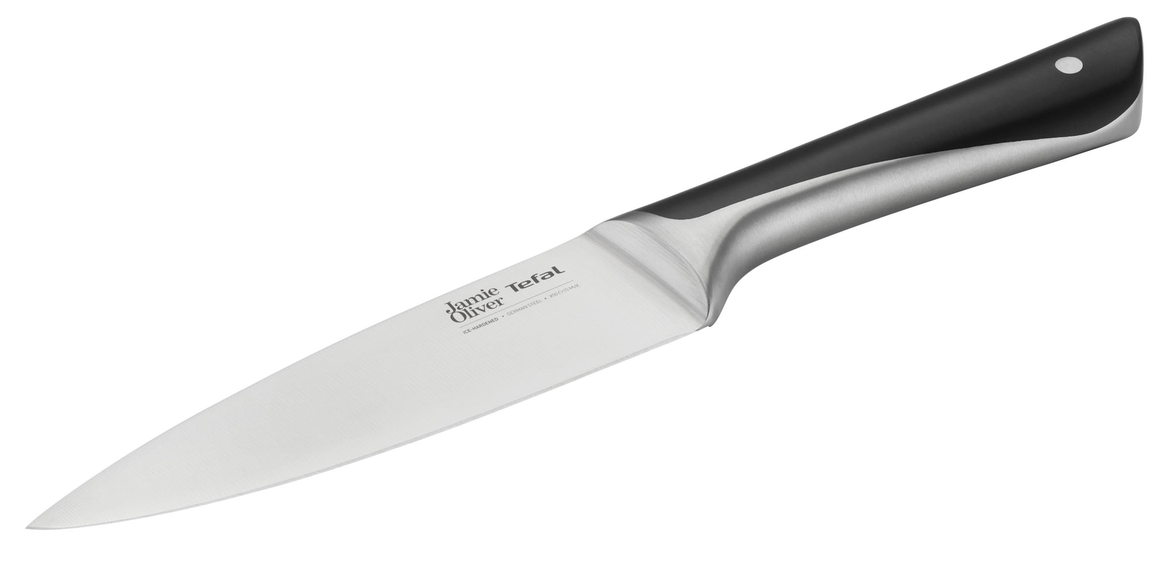 Jamie Oliver 4er Set (Koch-, Universal- und Schäl- und Santokumesser) K267S4