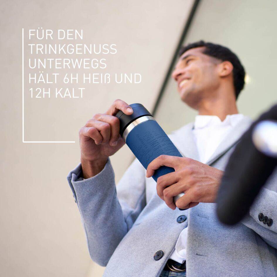 TRAVEL MUG CLASSIC ISOLIERBECHER 0,5L DUNKELBLAU N20221