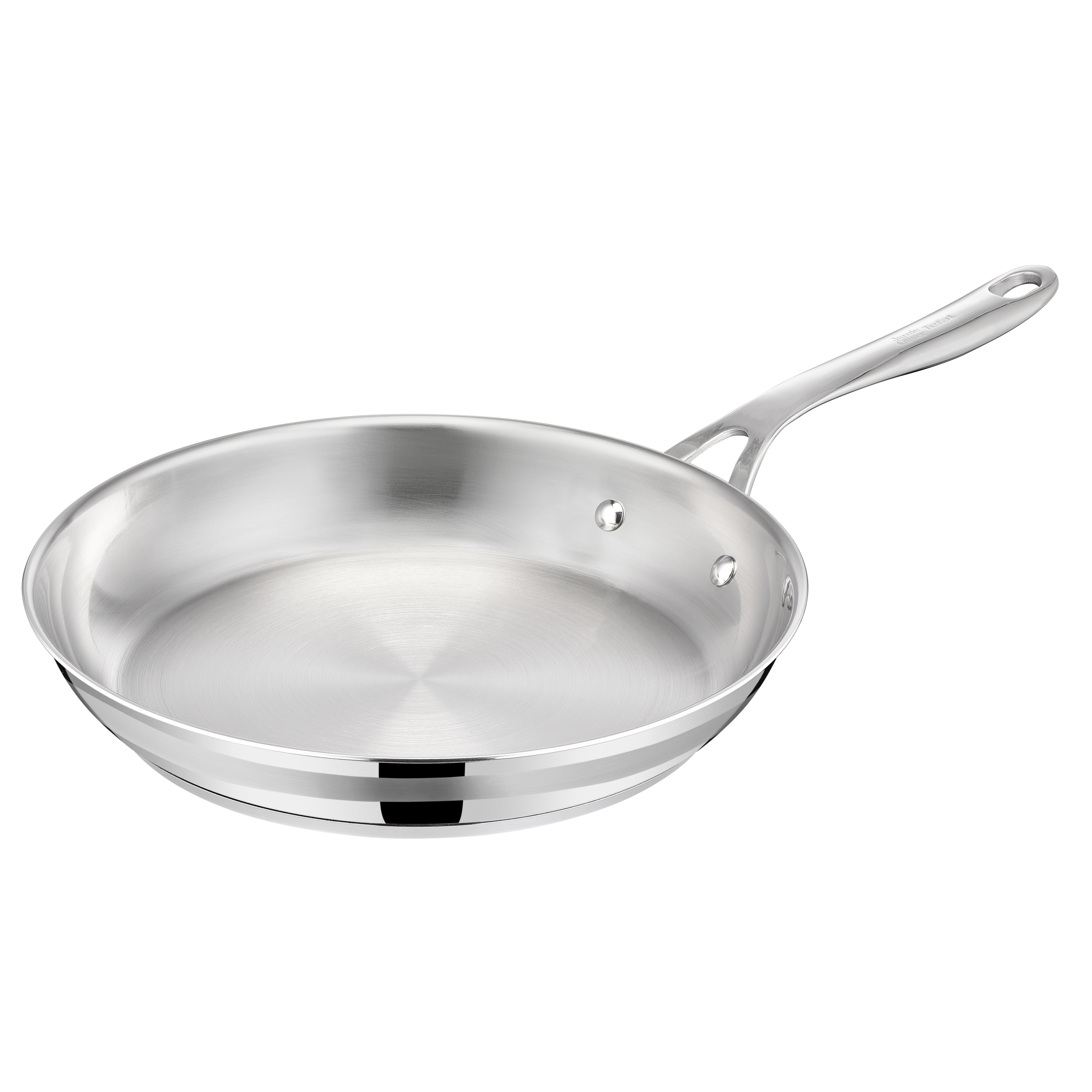 Tefal E30 Jamie Oliver Induktion Bratpfanne 24 cm 3 tlg -SET2- Pfanne mit Antihaftbeschichtung, Ofenfest, Spülmaschinenfest, Dicker Boden, FÜR ALLE HERDARTEN, Fettarm braten, Silber