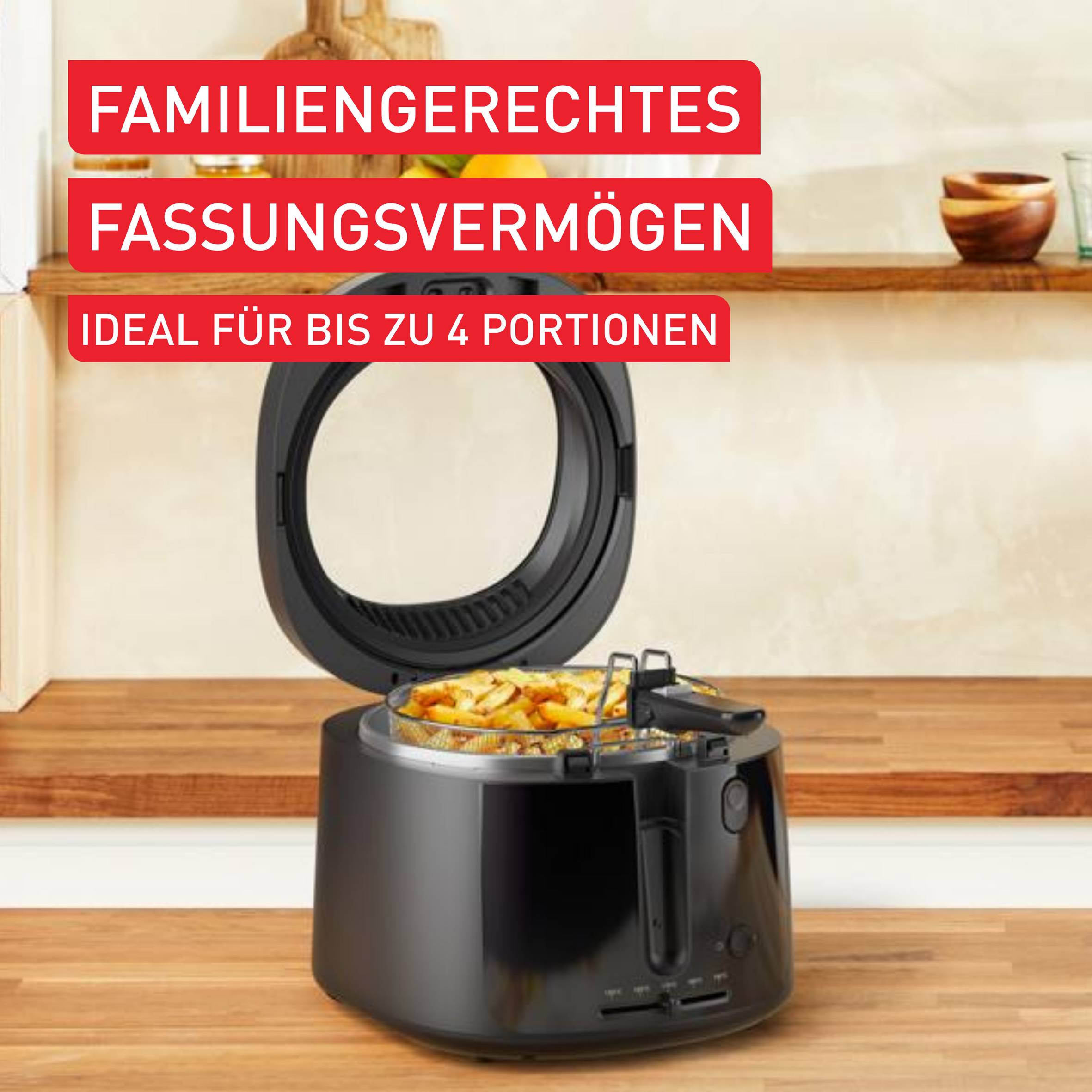 Vision, Fritteuse, extragroßes Fenster für bessere Sicht, FF2528
