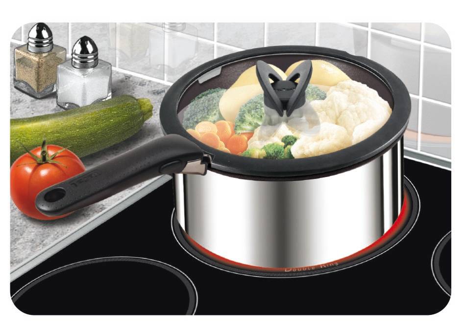 Ingenio 3-teiliges Glasdeckel-Set L99310