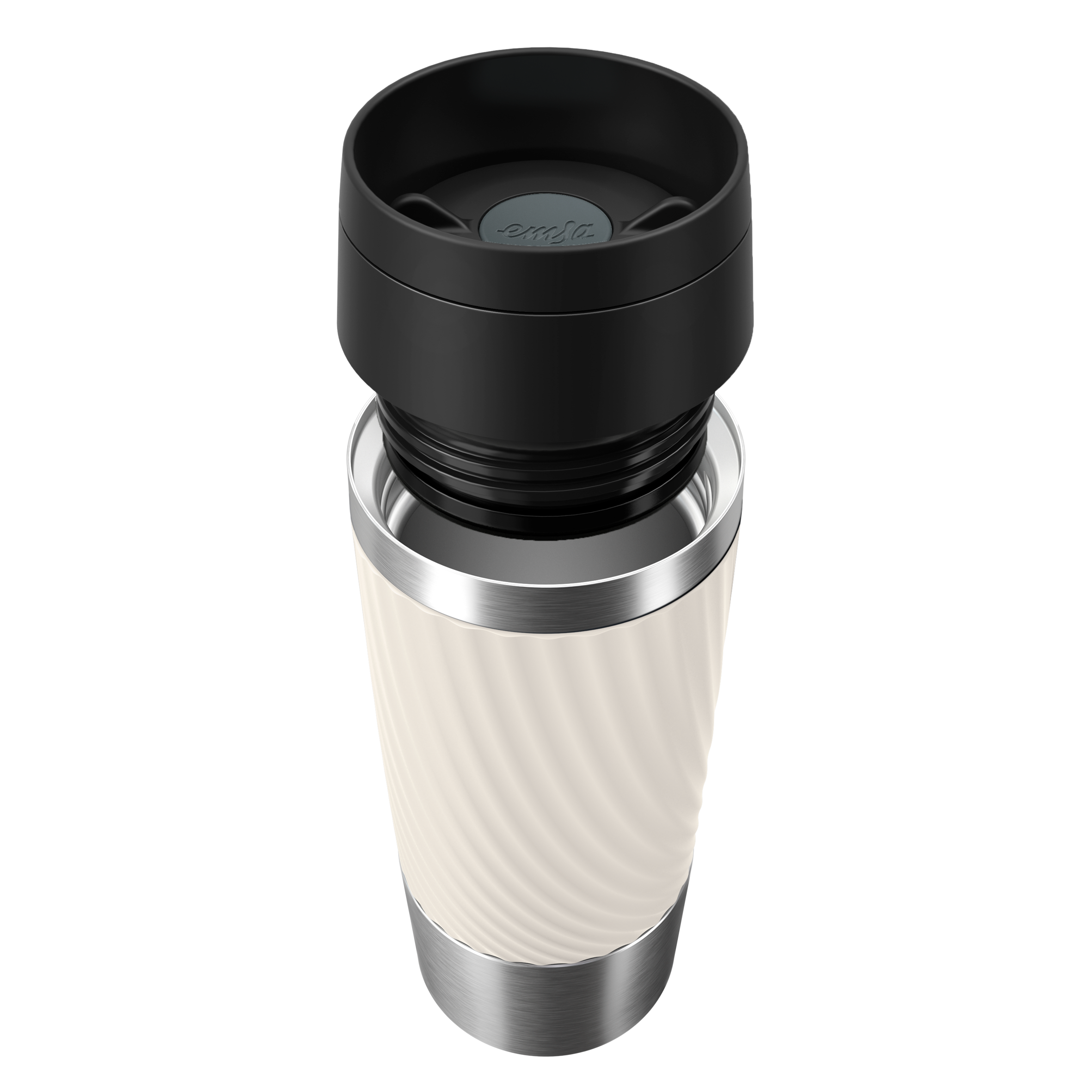 TRAVEL MUG CLASSIC TWIST ISOLIERBECHER 0,36L CREMEWEIß N20254