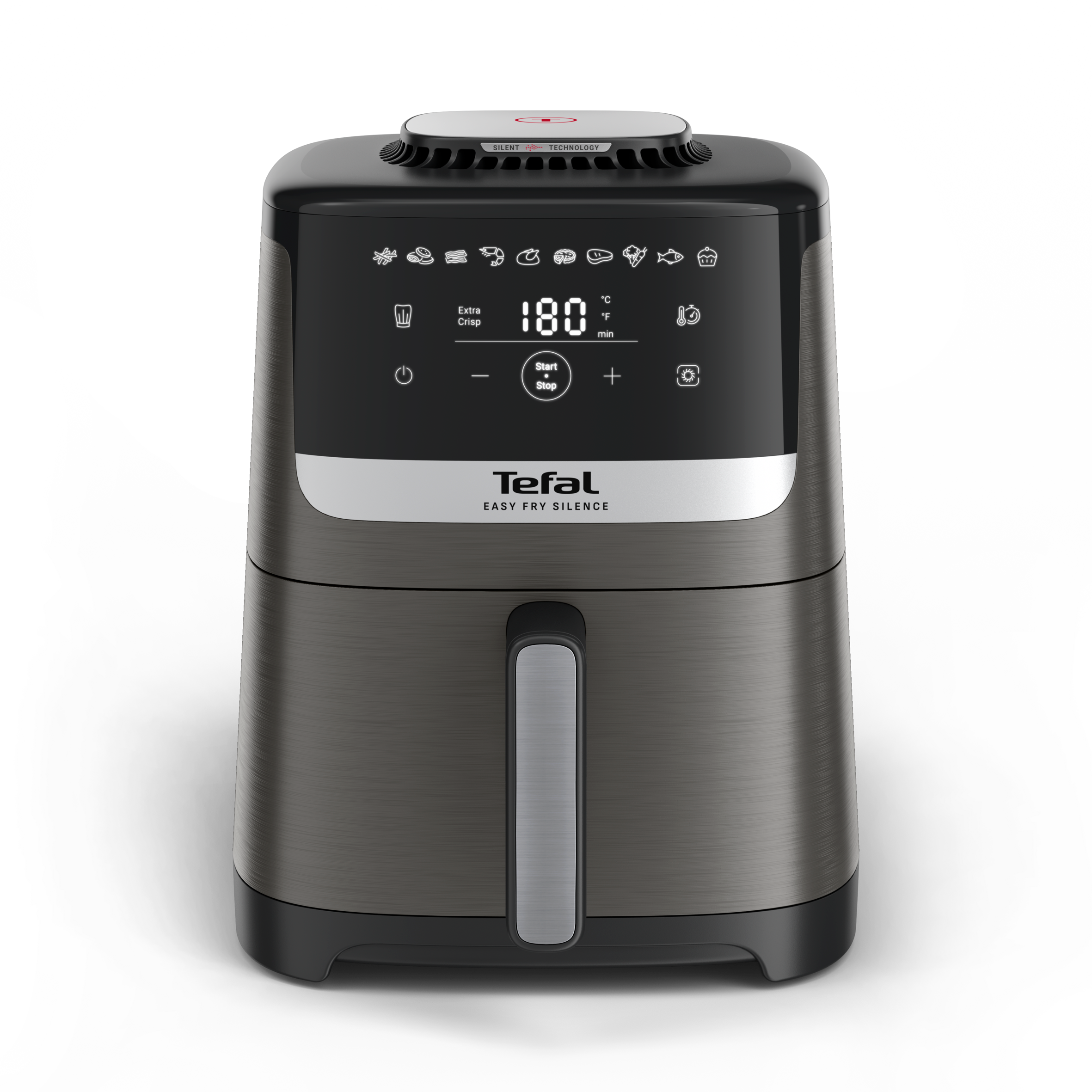 Easy Fry Silence Coal, Heißluftfritteuse, EY551H