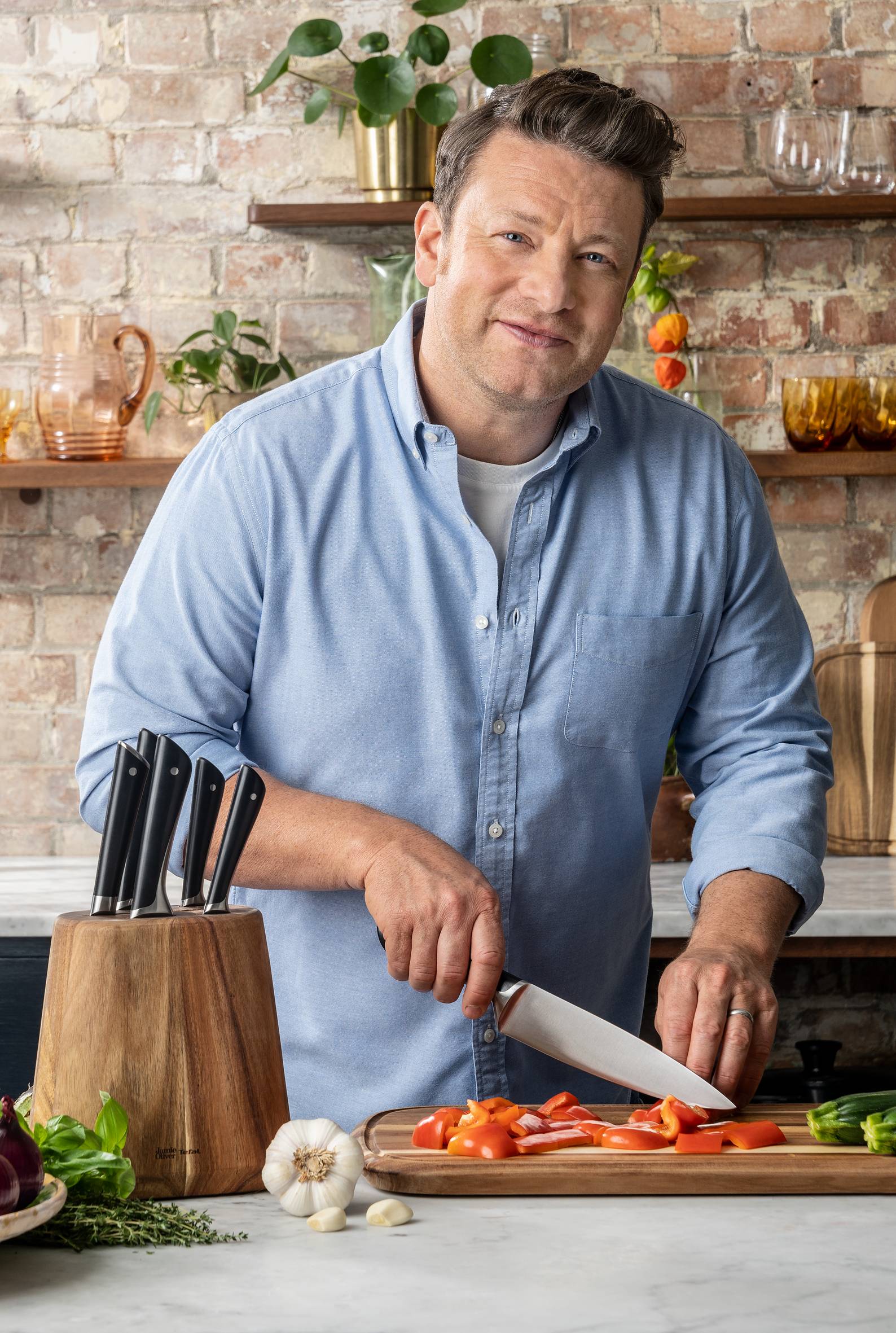 Jamie Oliver by Tefal 7 tlg. Messerblock K267S6 