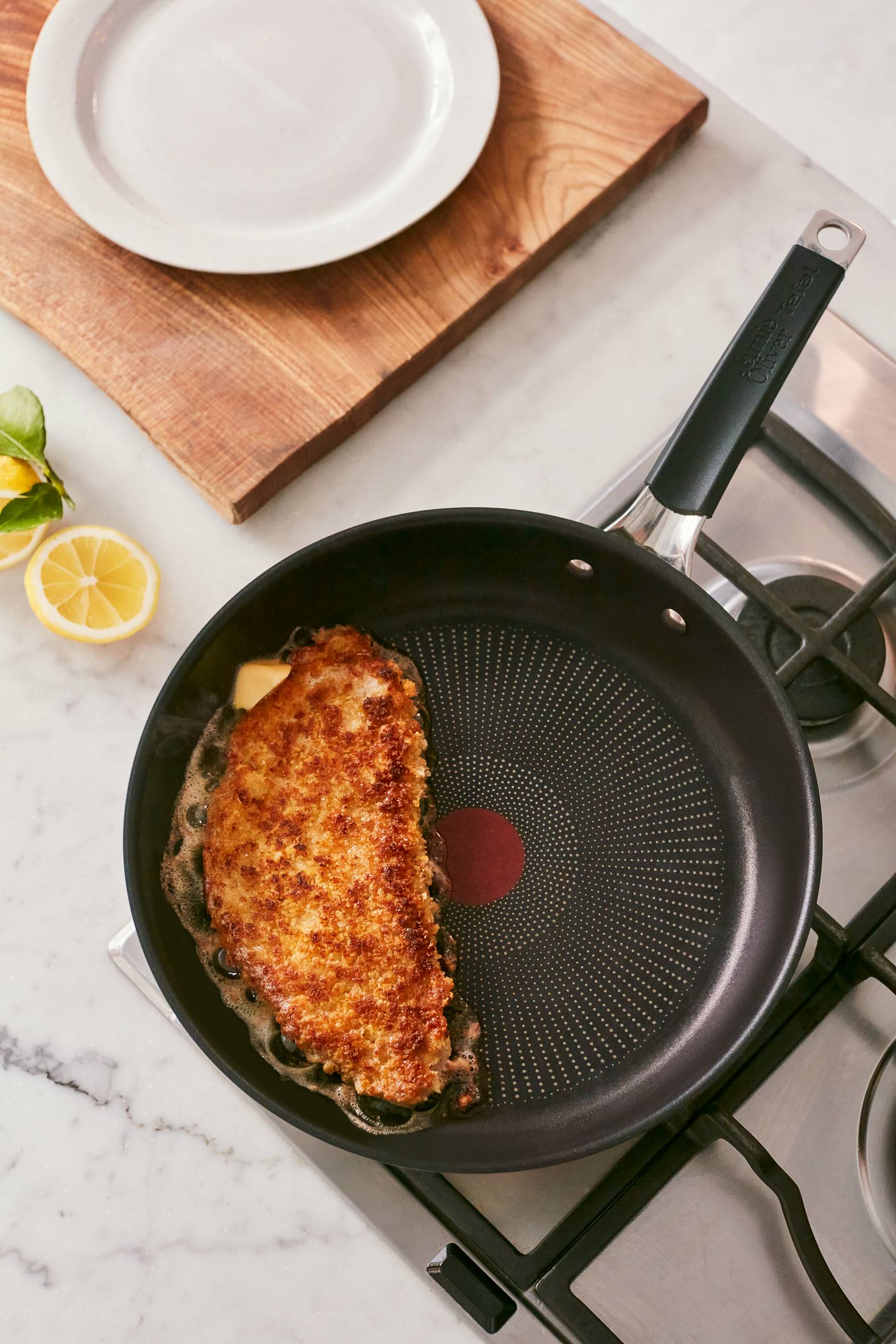 Jamie Oliver Edelstahl-Pfanne 28cm, E51206