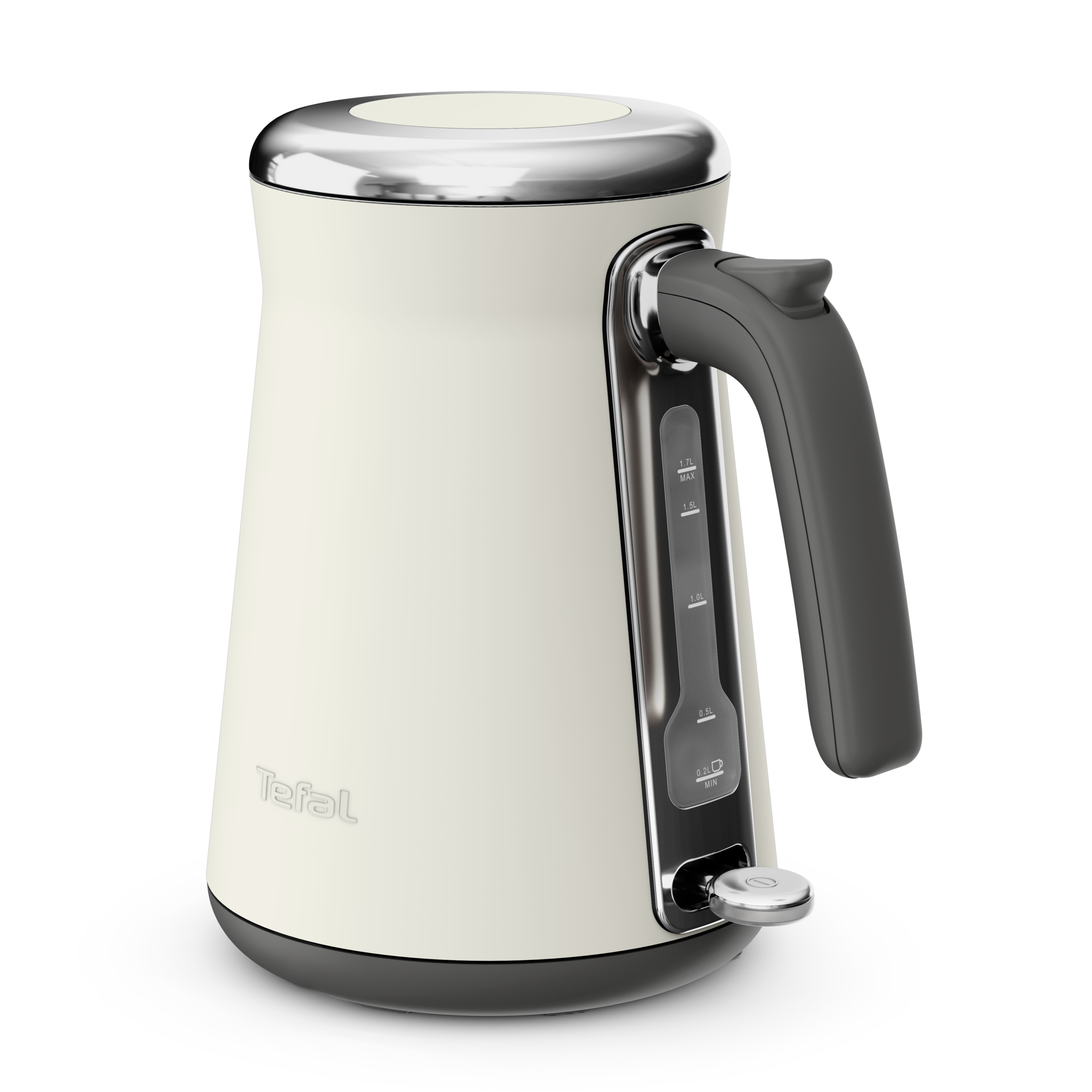 Edelstahlwasserkocher Collection, Automatische Abschaltung mit Kontrollleuchte, Ein-Tassen-Anzeige, Cremebeige-Metallic matt