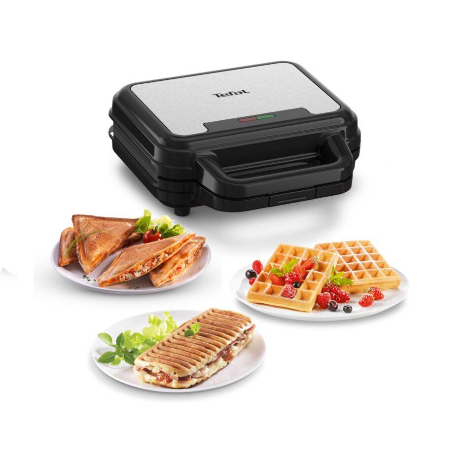 UltraCompact 3in1 Sandwichmaker, Waffeleisen & Panini-Toaster SW383D