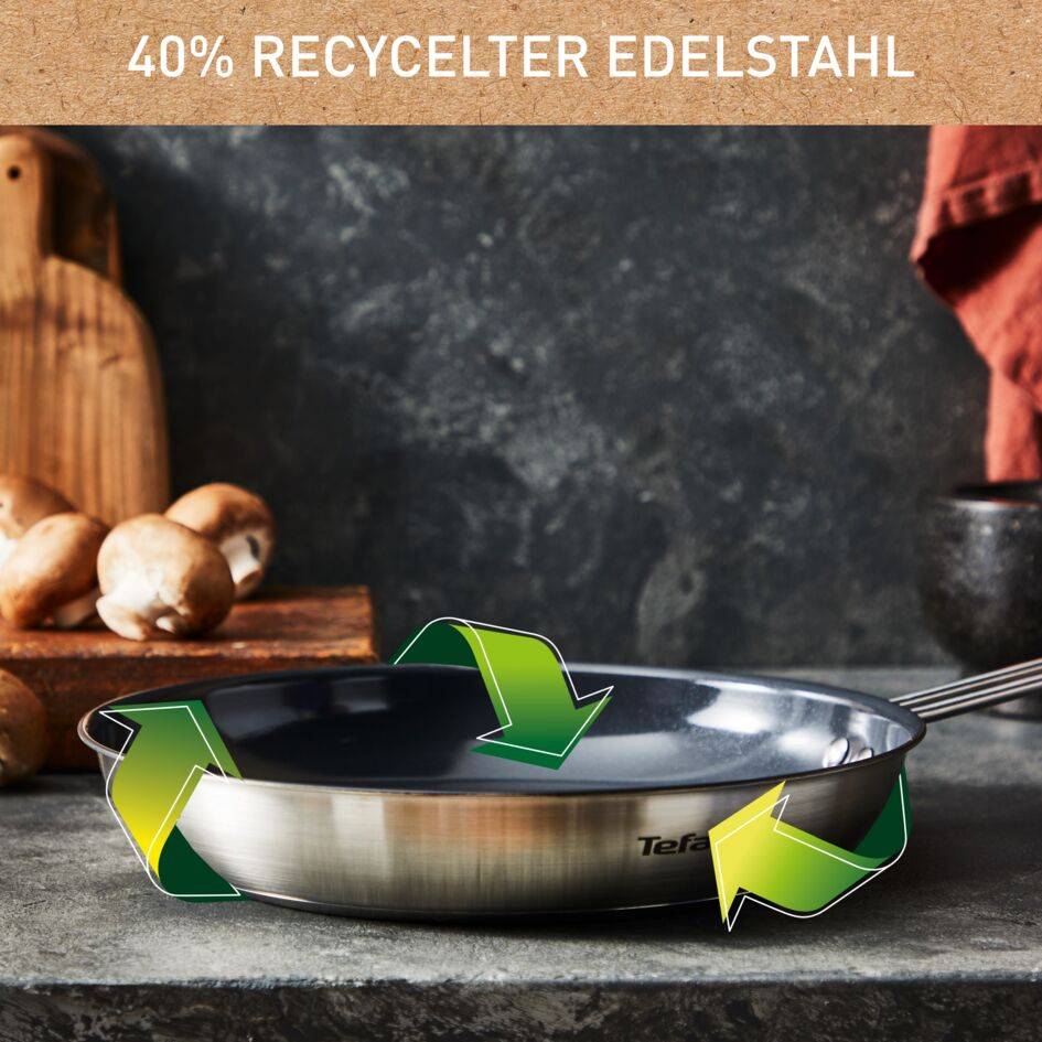 Nordica Edelstahl-Keramikpfanne 20cm, H87102