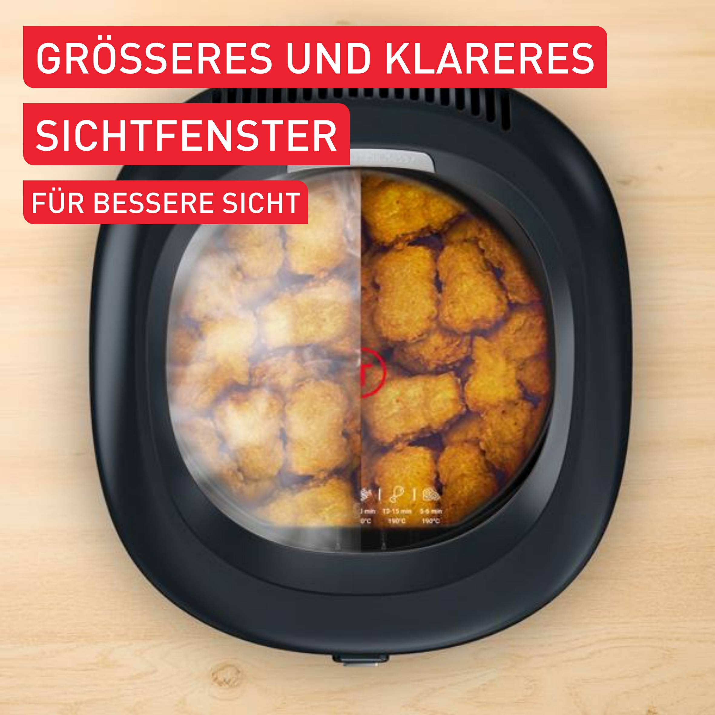 Vision, Fritteuse, extragroßes Fenster für bessere Sicht, FF2528