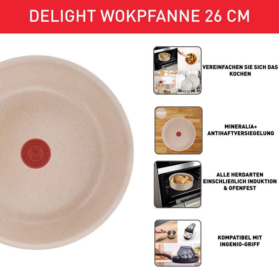 Ingenio Delight Wokpan 26 cm (ohne Griff) L7837702