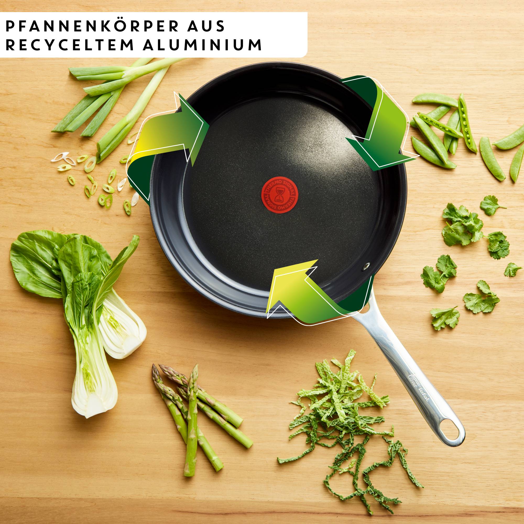 Jamie Oliver by Tefal Enjoy 2-teiliges Keramikpfannen-Set 24/28cm C471S2