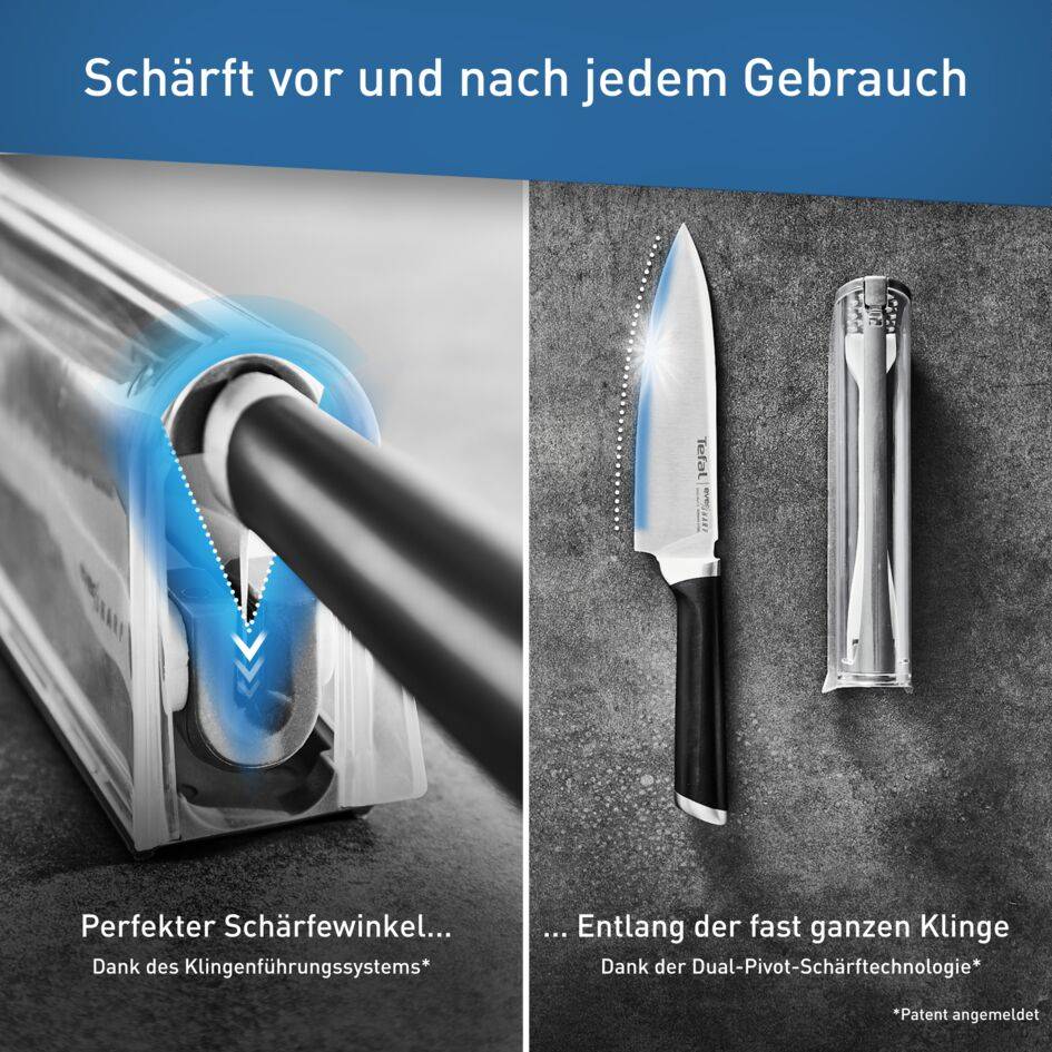 Ever Sharp Messer 16,5 cm + Schärfer K25690  