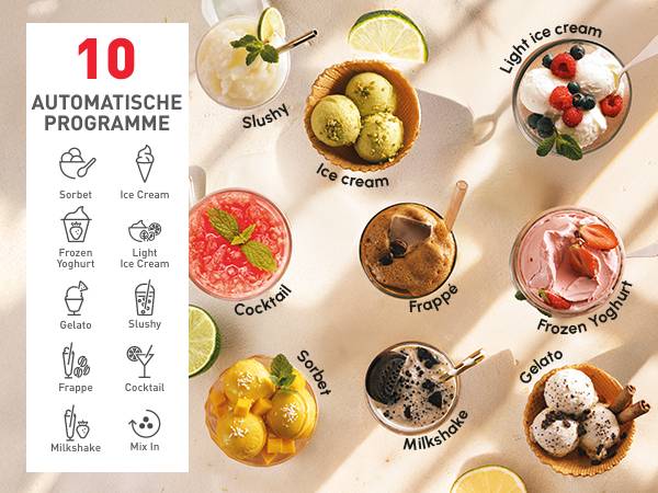 Eismaschine Dolci - Eis & Desserts selbst gemacht