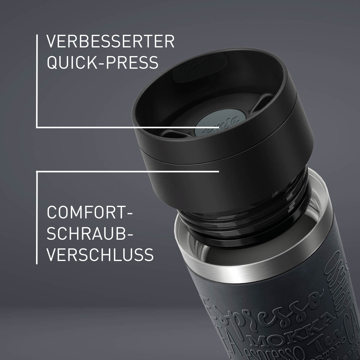 TRAVEL MUG CLASSIC ISOLIERBECHER 0,5L SCHWARZ N20220