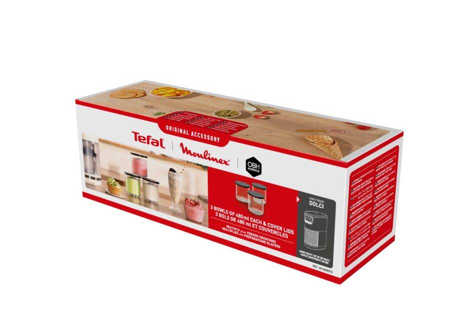 3 Schüsseln à 480 mL mit Deckeln XF60W0F0