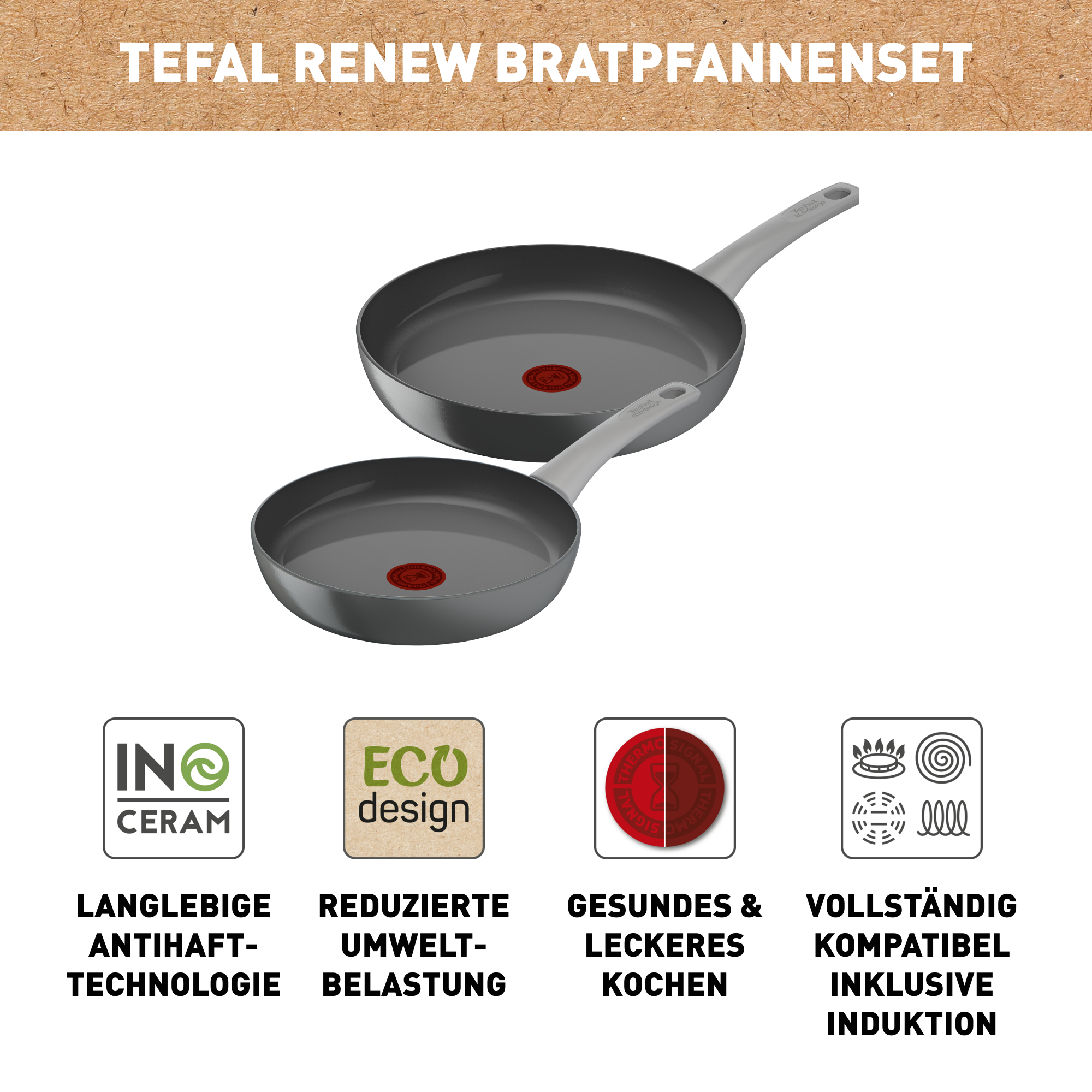 Renew On 2-teiliges Pfannenset C42790