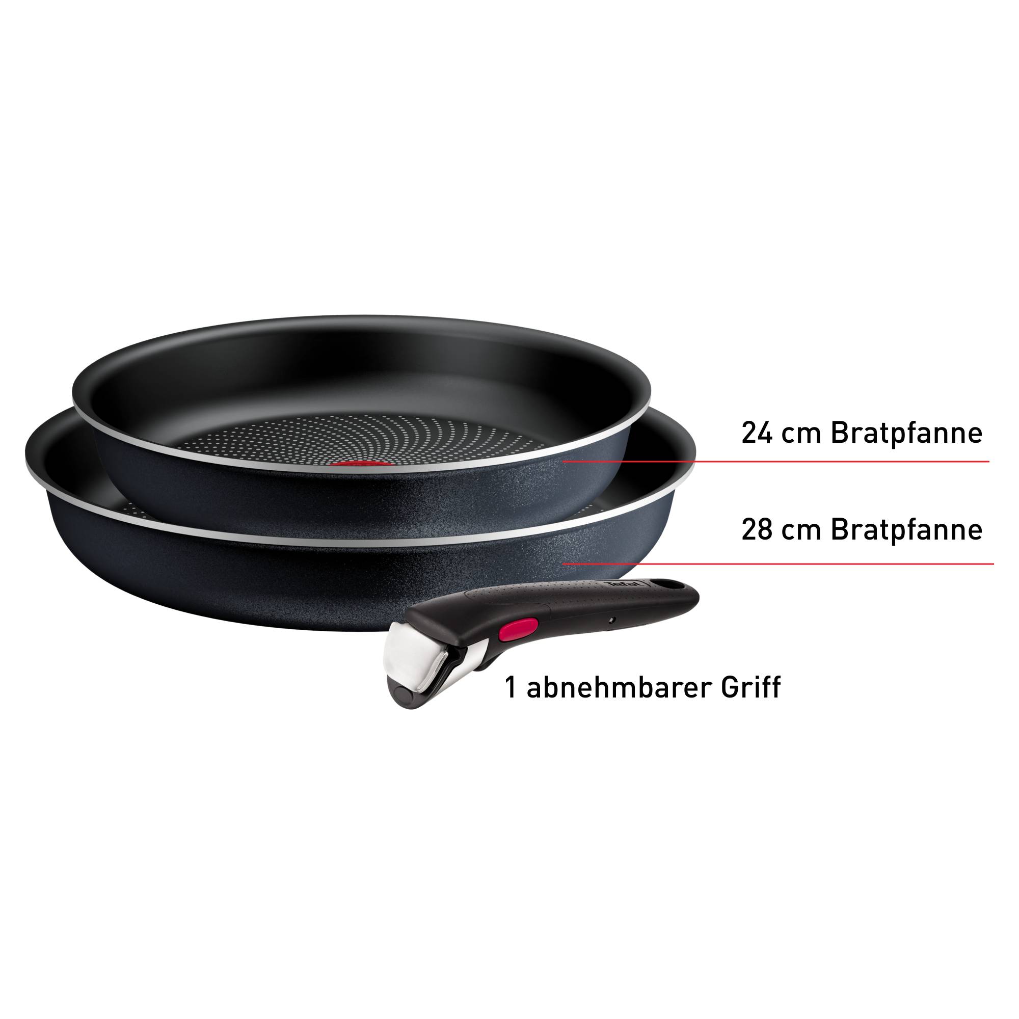 Ingenio So'Light, 3-teiliges Kochgeschirr-Set, L72391