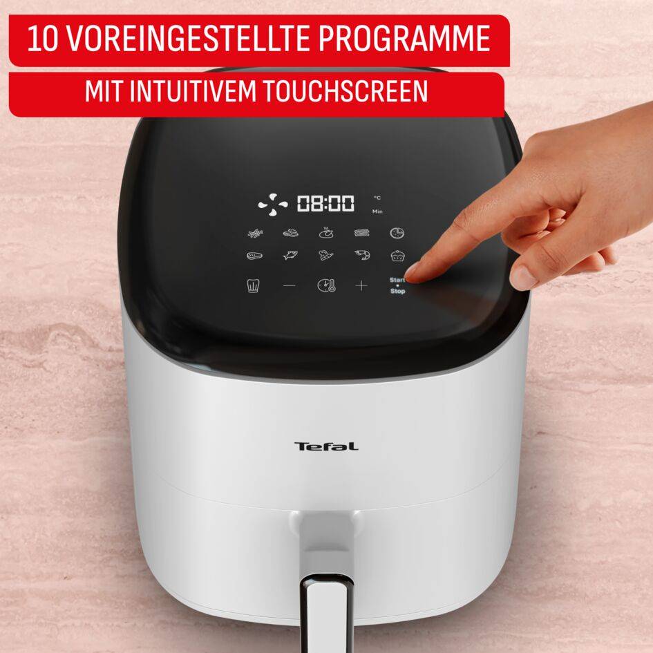 Easy Fry POP, Heißluftfritteuse, 5 L Füllmenge, 10 automatische Programme