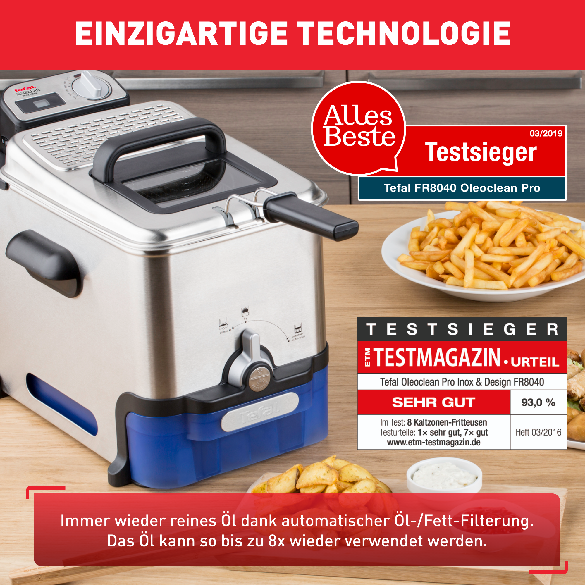 Oleoclean Pro Fritteuse FR8040