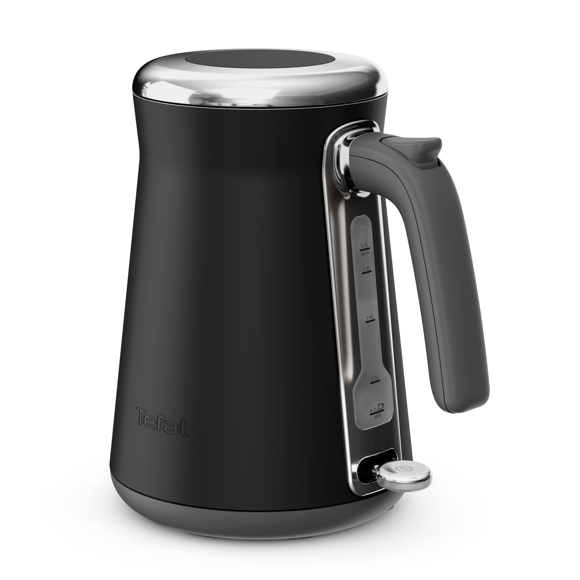Collection, Edelstahlwasserkocher, Automatische Abschaltung mit Kontrollleuchte, Ein-Tassen-Anzeige, Schwarz