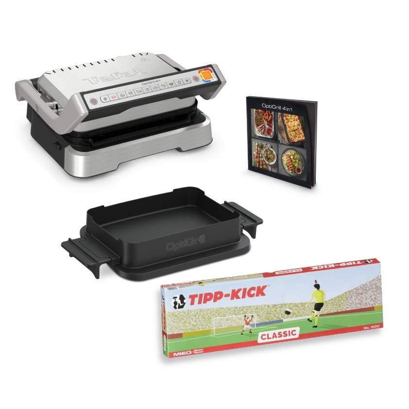 OptiGrill 4in1 GC774D inkl. gratis Tipp-Kick (Sonderedition)