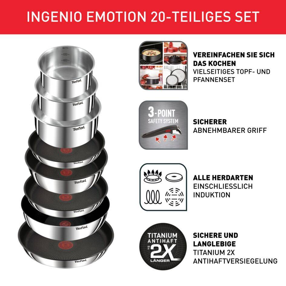 Ingenio Emotion 20-teiliges Set, L897SK