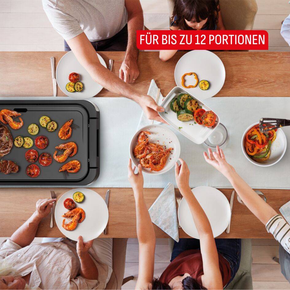 Giant Plancha, herausnehmbare Platte, 12 Personen, Antihaftversiegelung