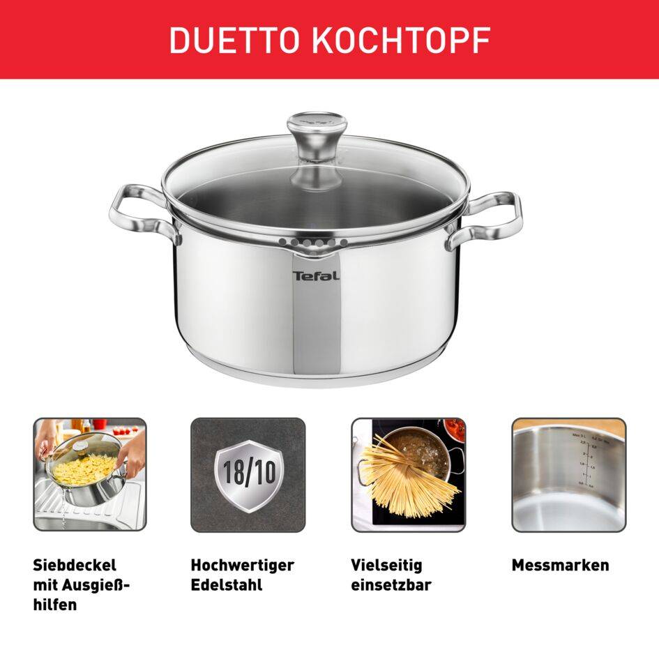 Duetto Kochtopf 24cm, A70546