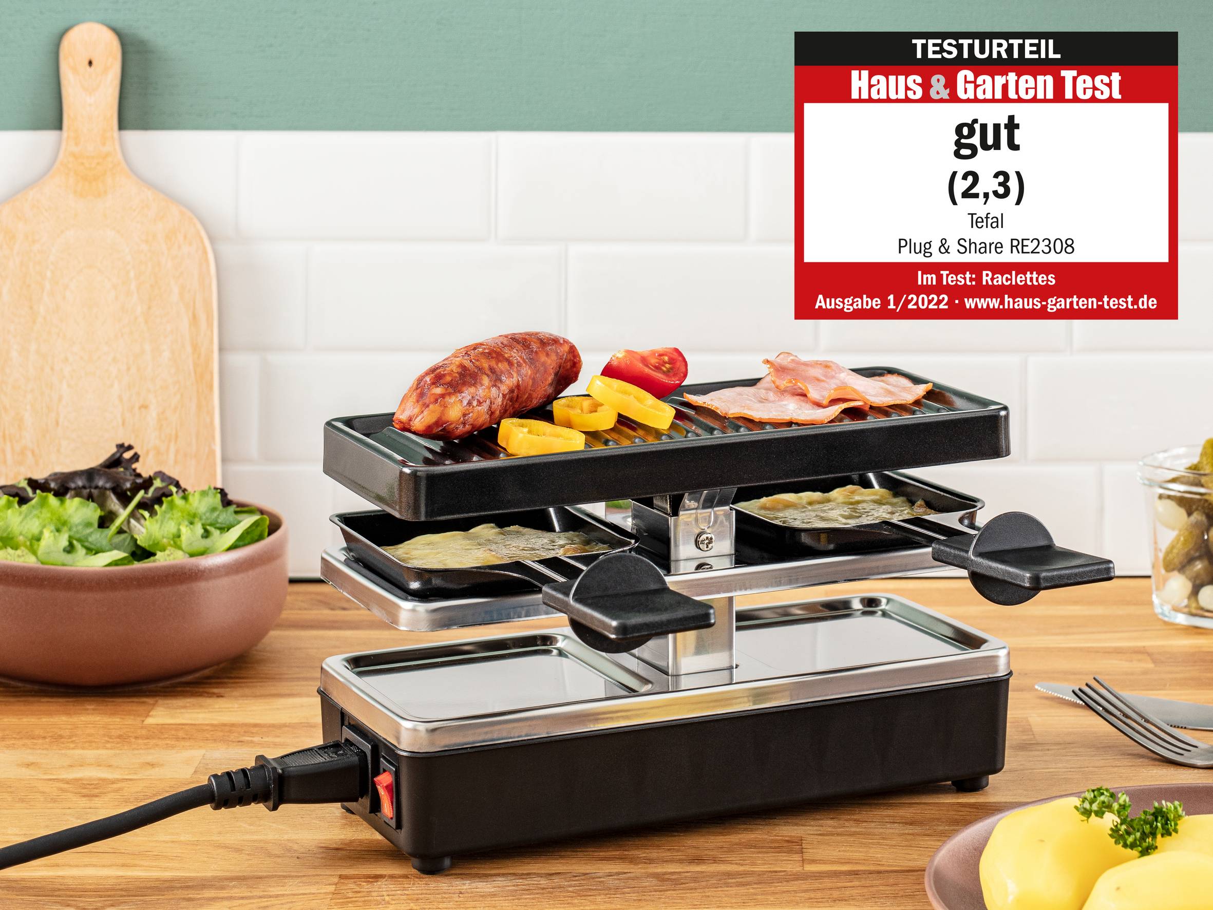 Plug&Share Raclette-Grill RE2308