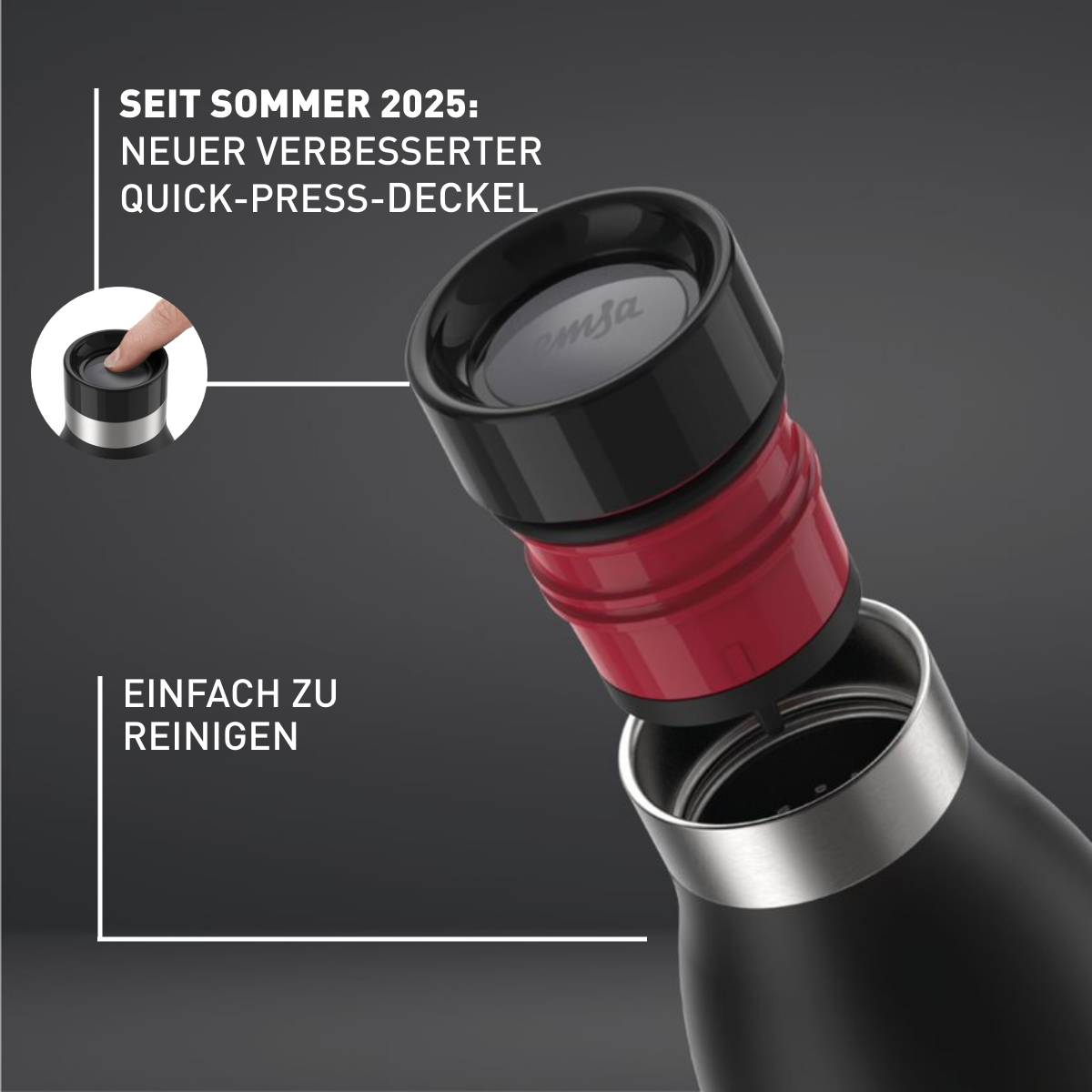 Bludrop 0,7 L schwarz N31109