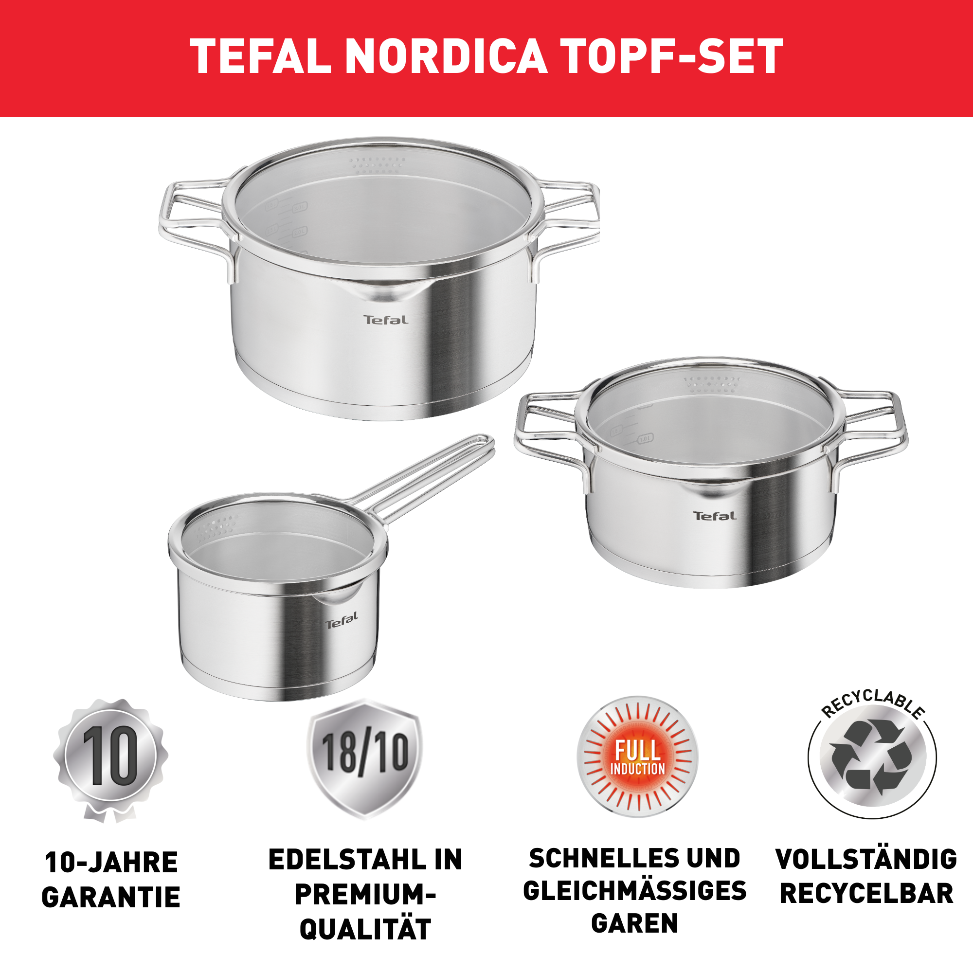 Nordica 6-teiliges Set H852S3