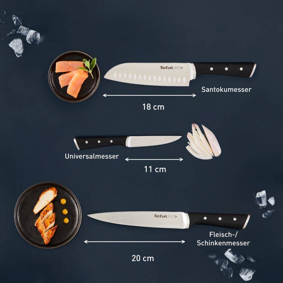 Ice Force Küchenmesser 3 tlg. Set K232S374