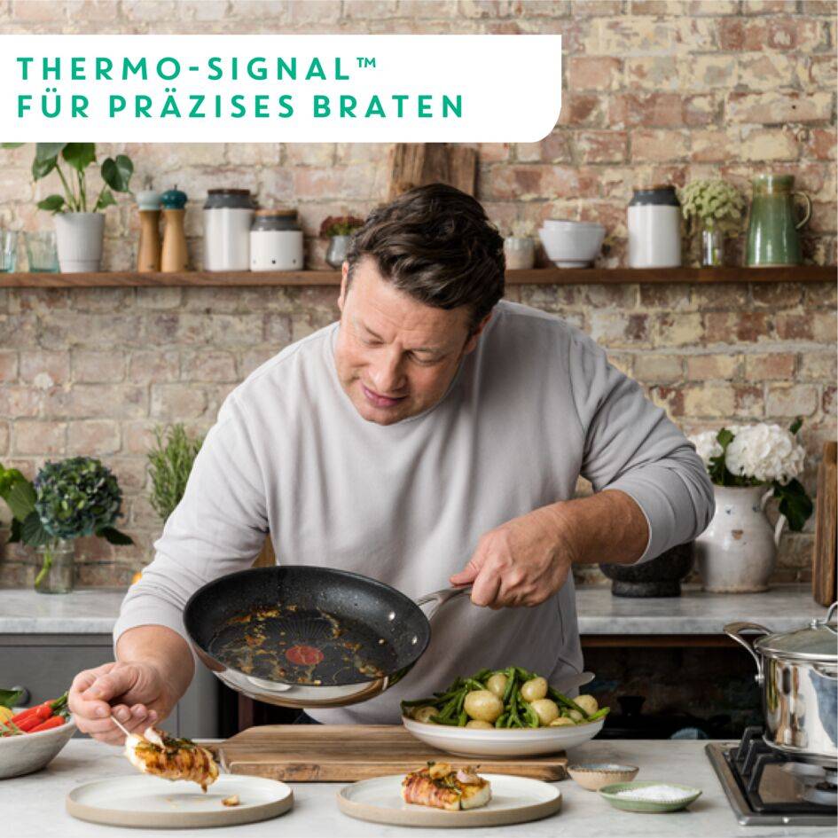 Jamie Oliver Cook's Direct On 2-teiliges Pfannenset E304S2