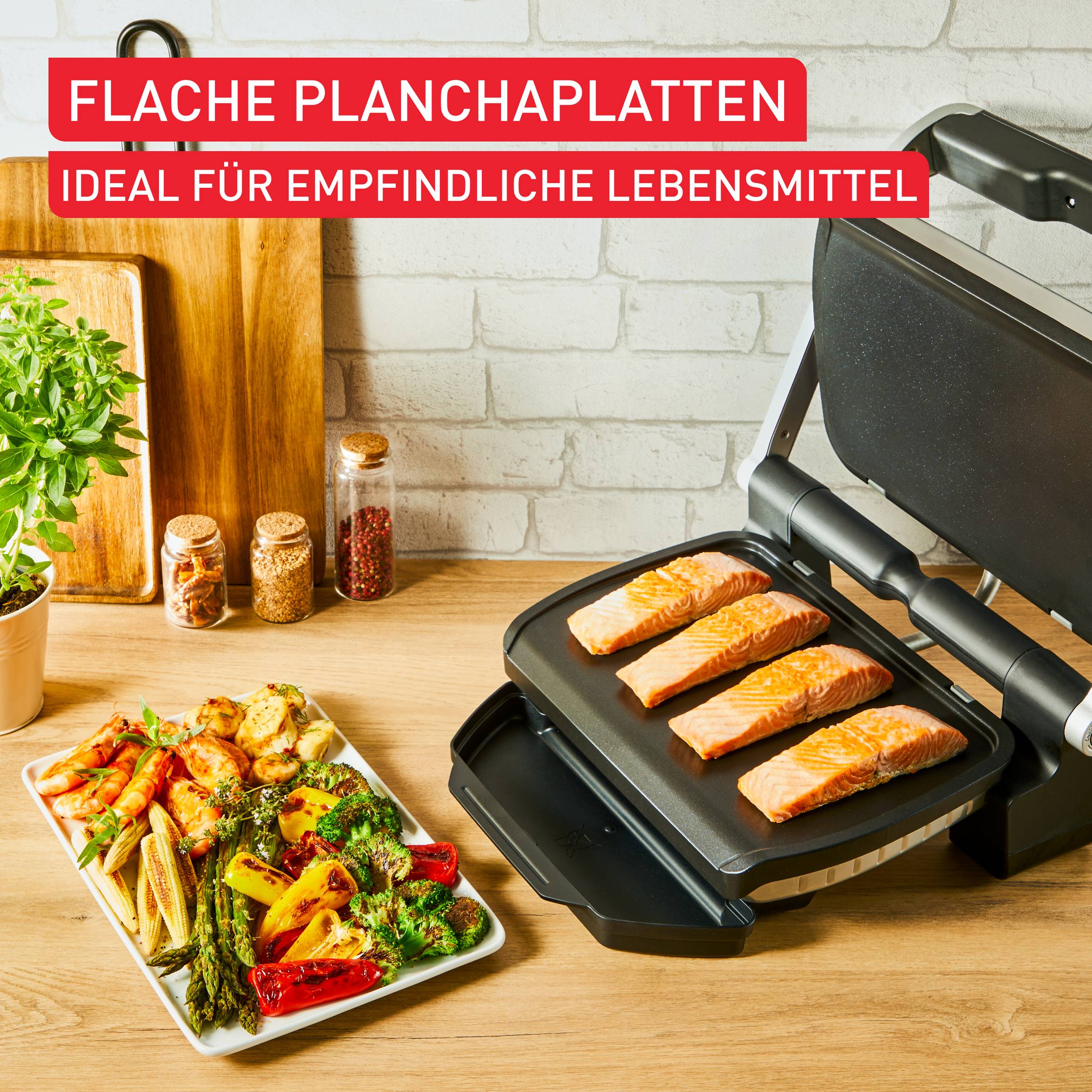 Planchaplatten XA7288 für OptiGrill+/OptiGrill Elite
