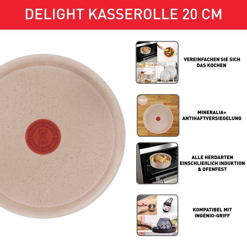 Ingenio Delight Kasserolle 18 cm (ohne Griff) L7832902