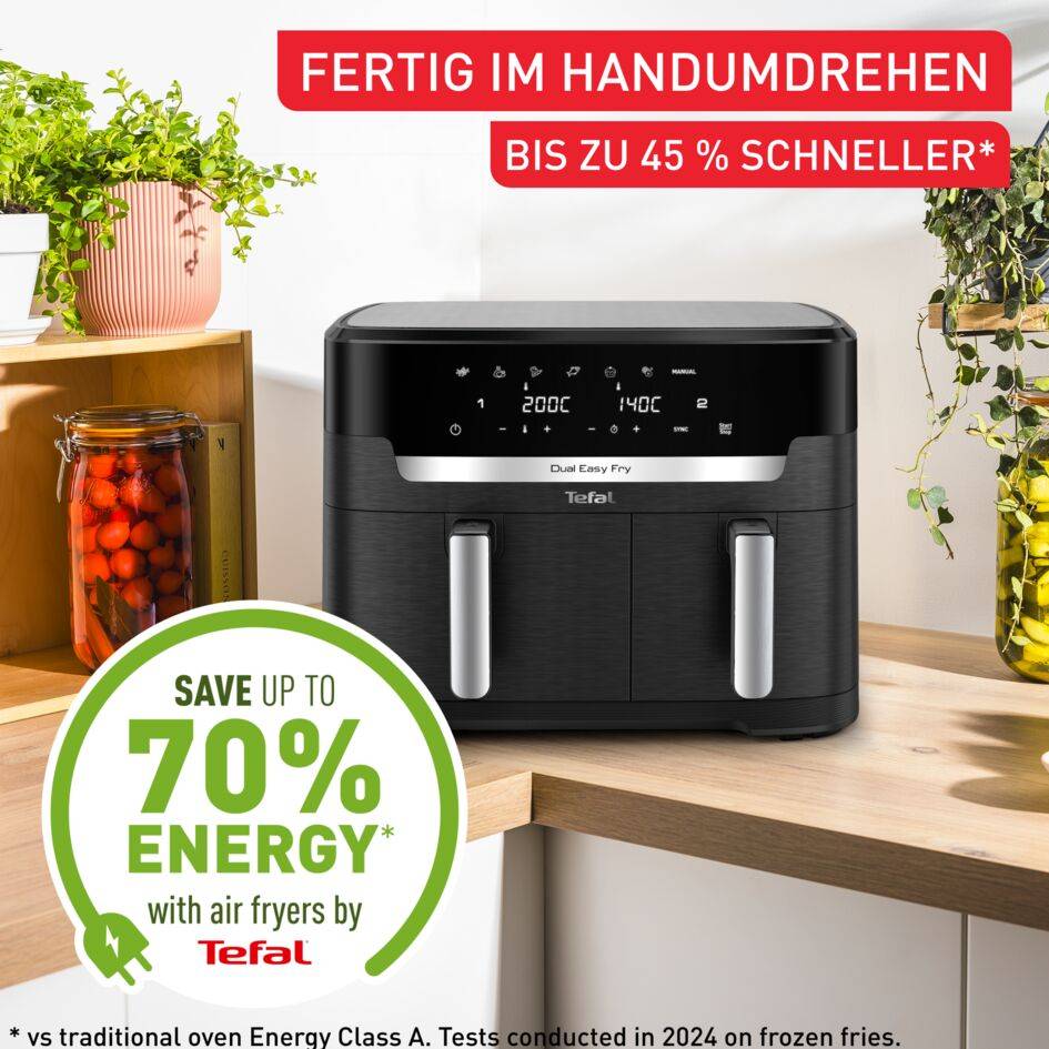 Dual Easy Fry XXL 11L Heißluftfritteuse EY9428