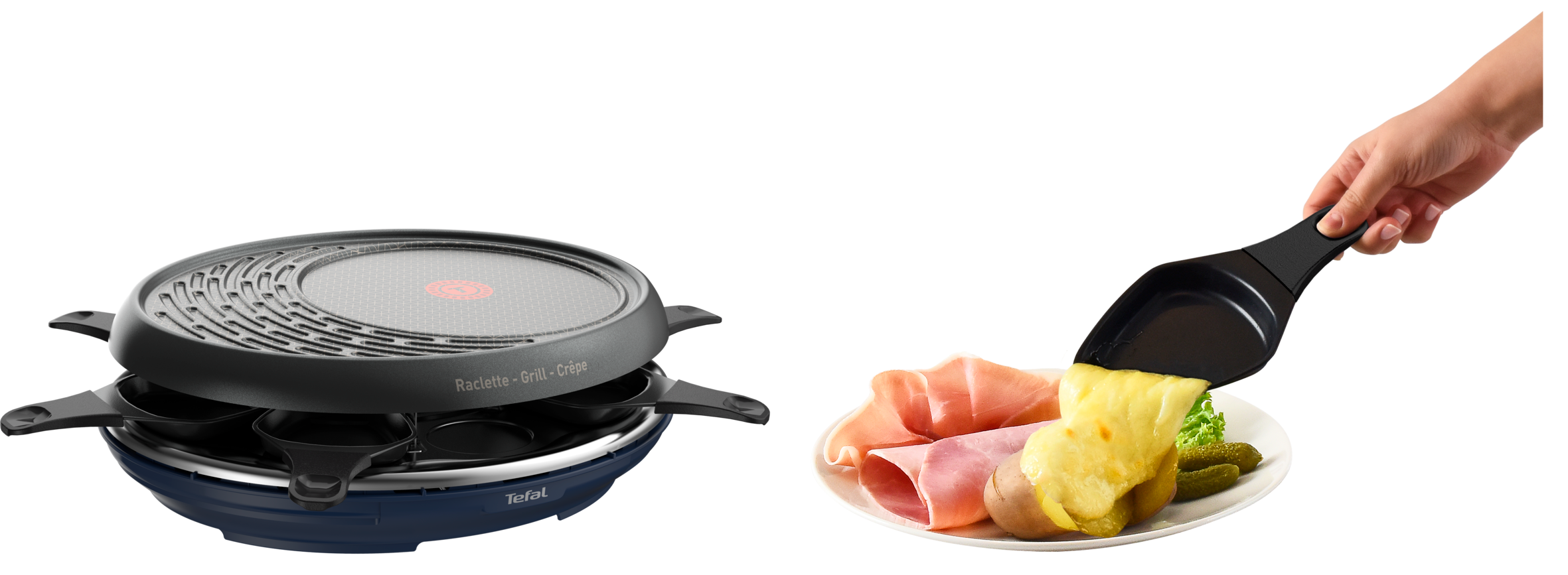 Raclette 3in1 (Raclette, Grill, Crêpe) 8 Personen