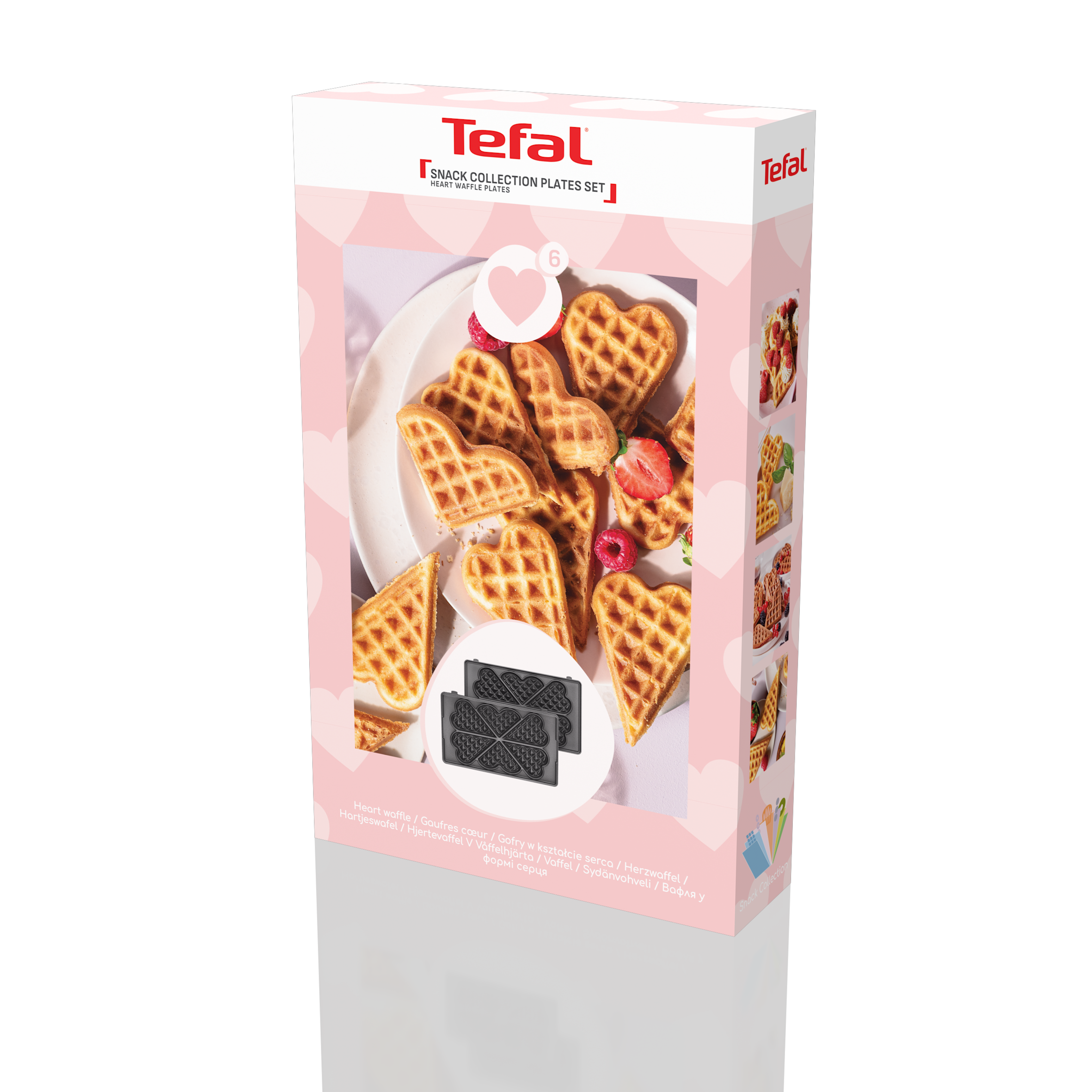 2 Herz-Waffelplatten Snack Collection XA8106F0