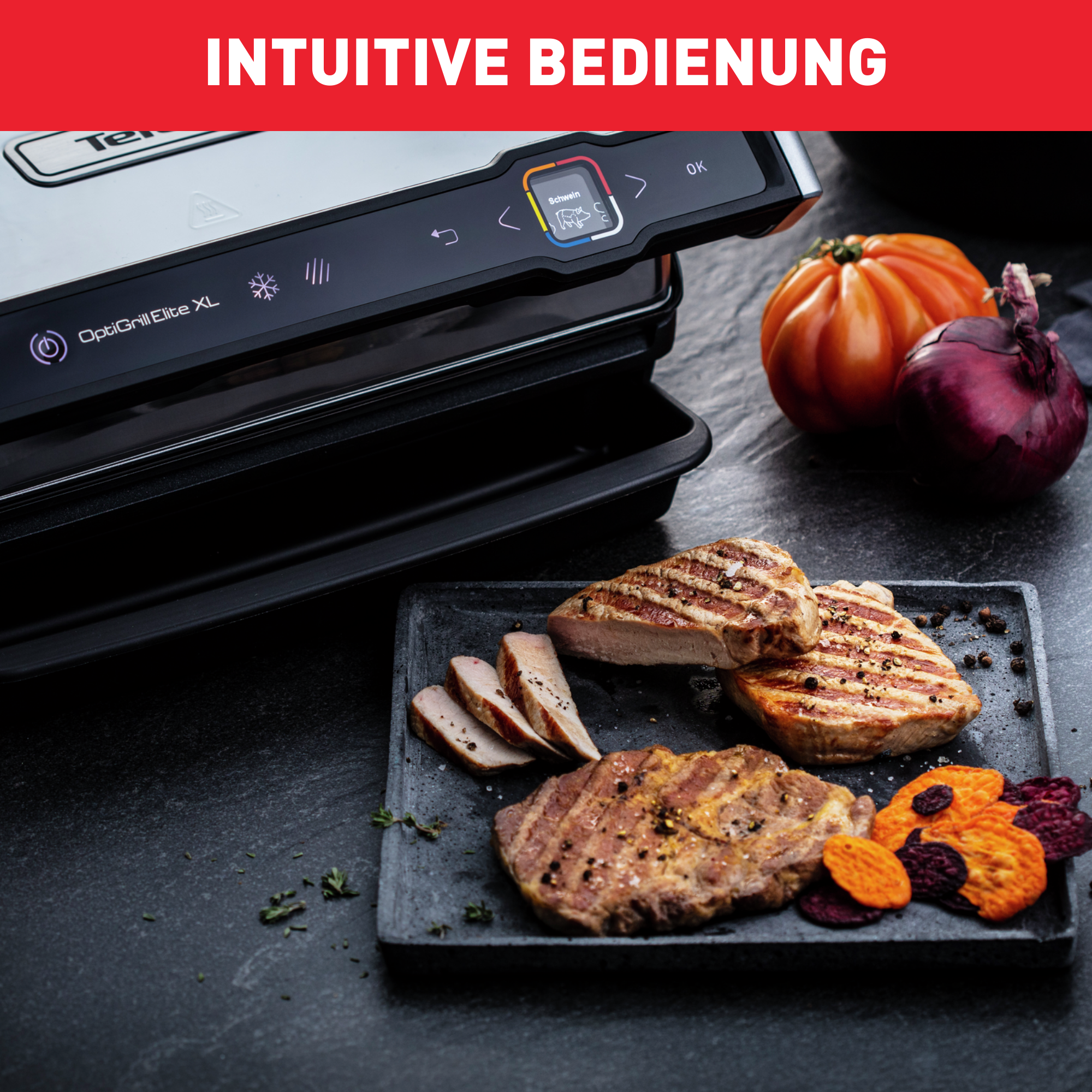 OptiGrill Elite XL Kontaktgrill GC760D