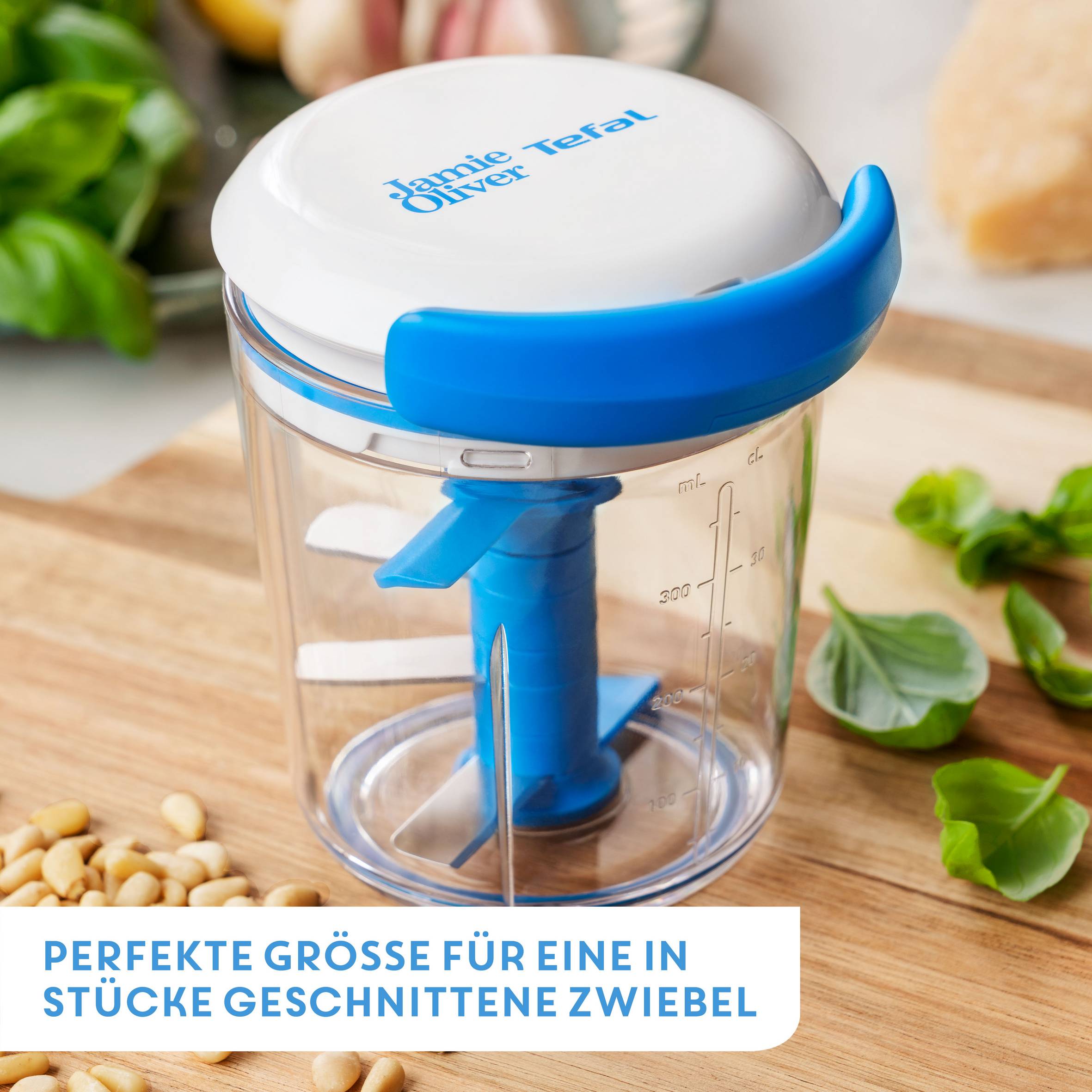 Jamie Oliver by Tefal Chop & Shaker 450 ml Weiß/Blau K1644344