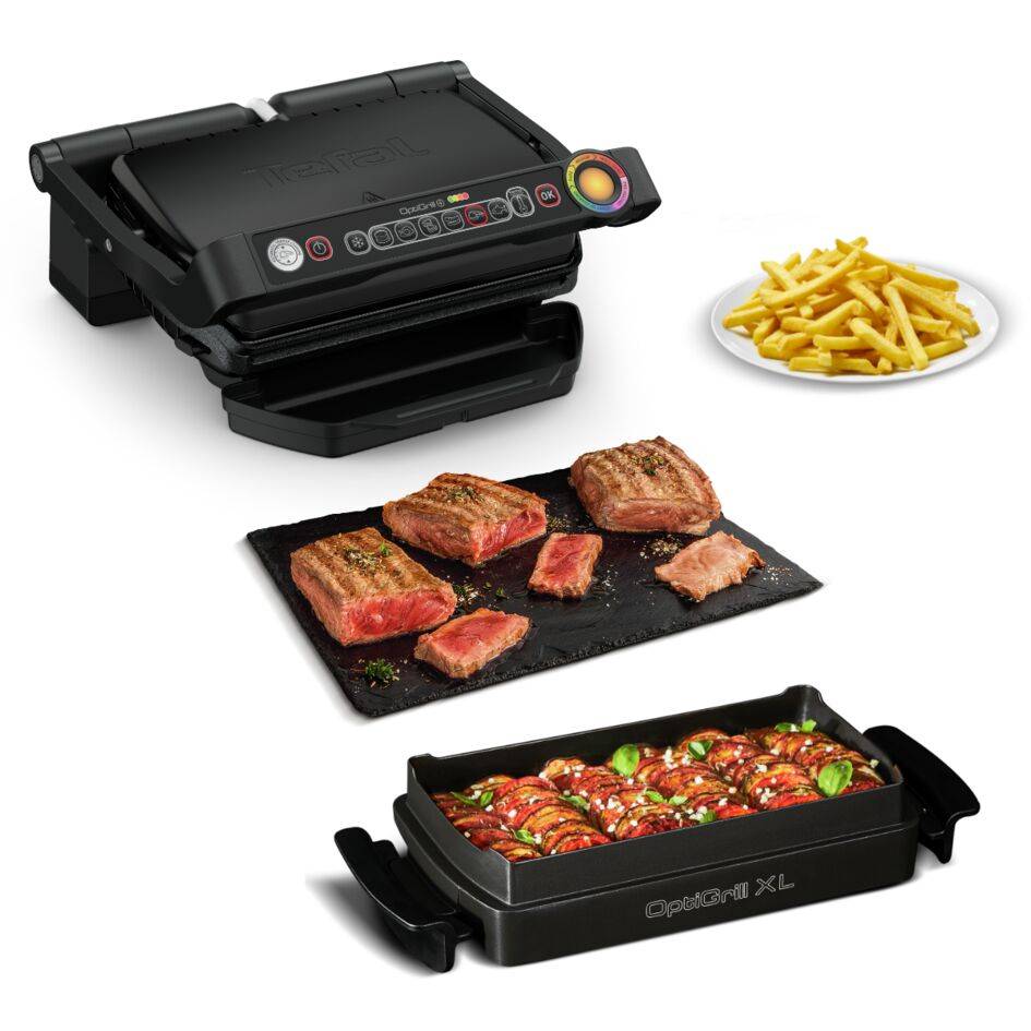 Tefal XA7228 Snacking & Baking Aufsatz (passend für GC714, GC712, GC730), Edelstahl/Schwarz Tefal XA7228 Snacking & Baking Aufsatz (passend für GC714, GC712, GC730), Edelstahl/Schwarz