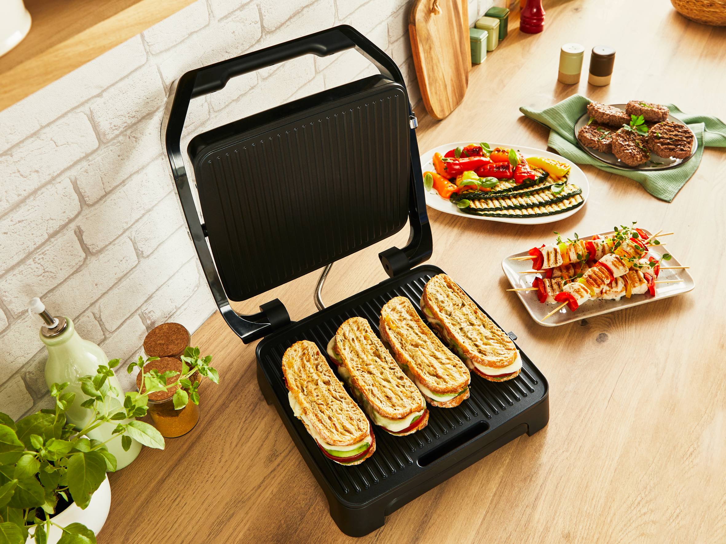 Inicio Adjust Kontaktgrill GC272D Grills und Planchas Tefal