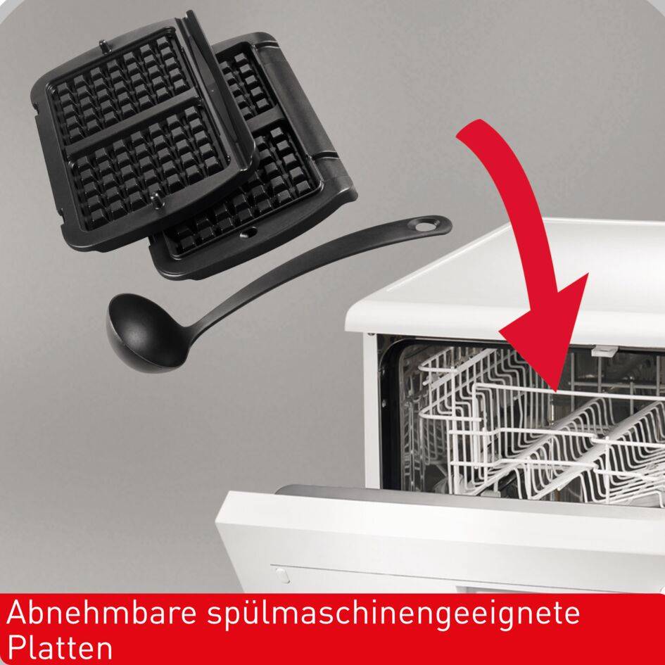 OptiGrill Waffelplatten (x 2) und Schöpfkelle XA7248