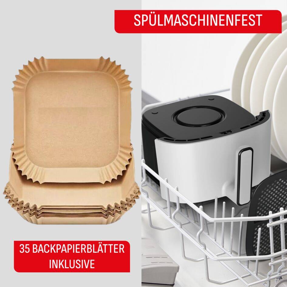 Easy Fry POP, Heißluftfritteuse, 5 L Füllmenge, 10 automatische Programme